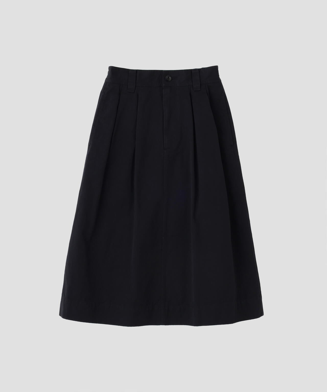 WASHED CHINO COTTON SKIRT
