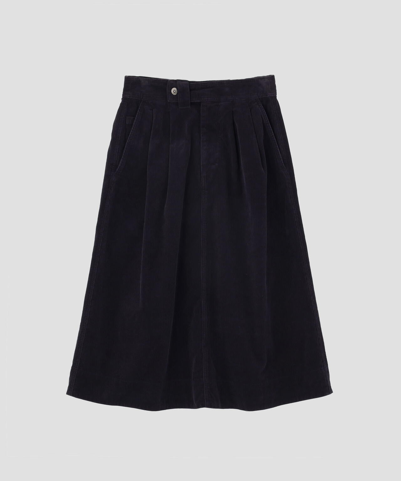 DRY COTTON NEEDLECORD SKIRT