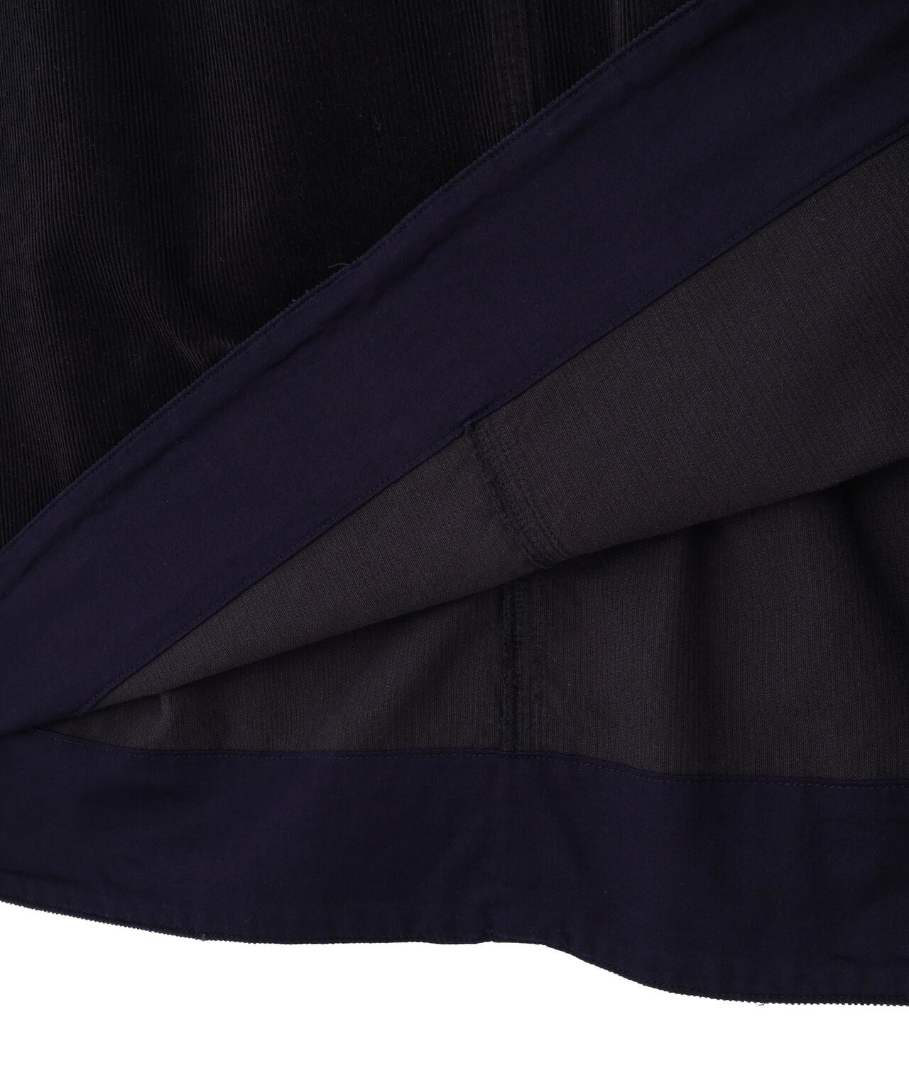 DRY COTTON NEEDLECORD SKIRT