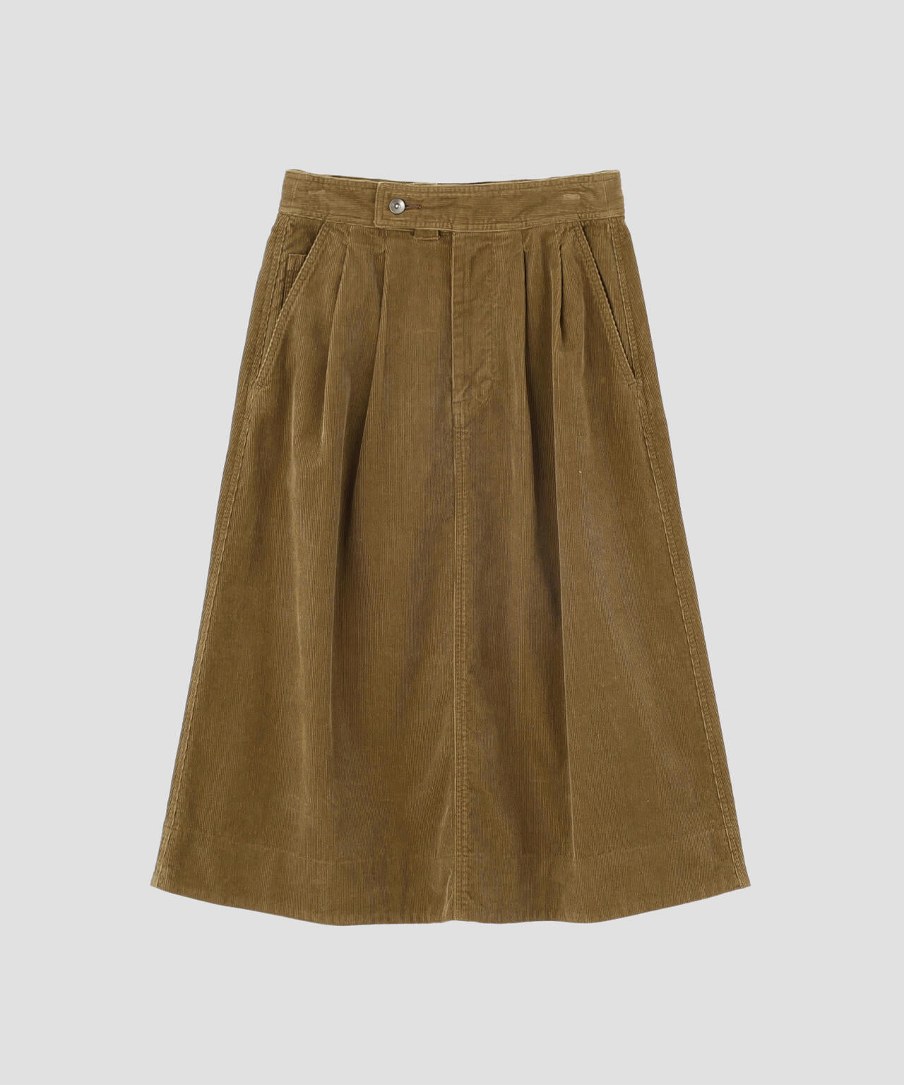 DRY COTTON NEEDLECORD SKIRT | MARGARET HOWELL（マーガレット