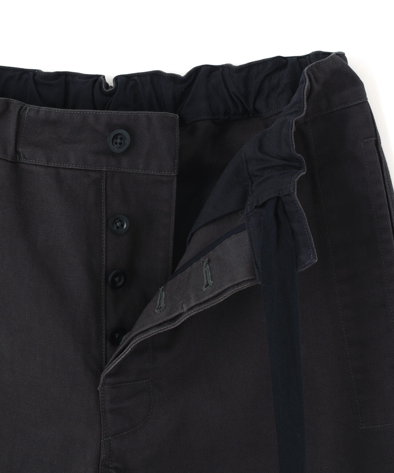 ORGANIC COTTON SATEEN TROUSERS