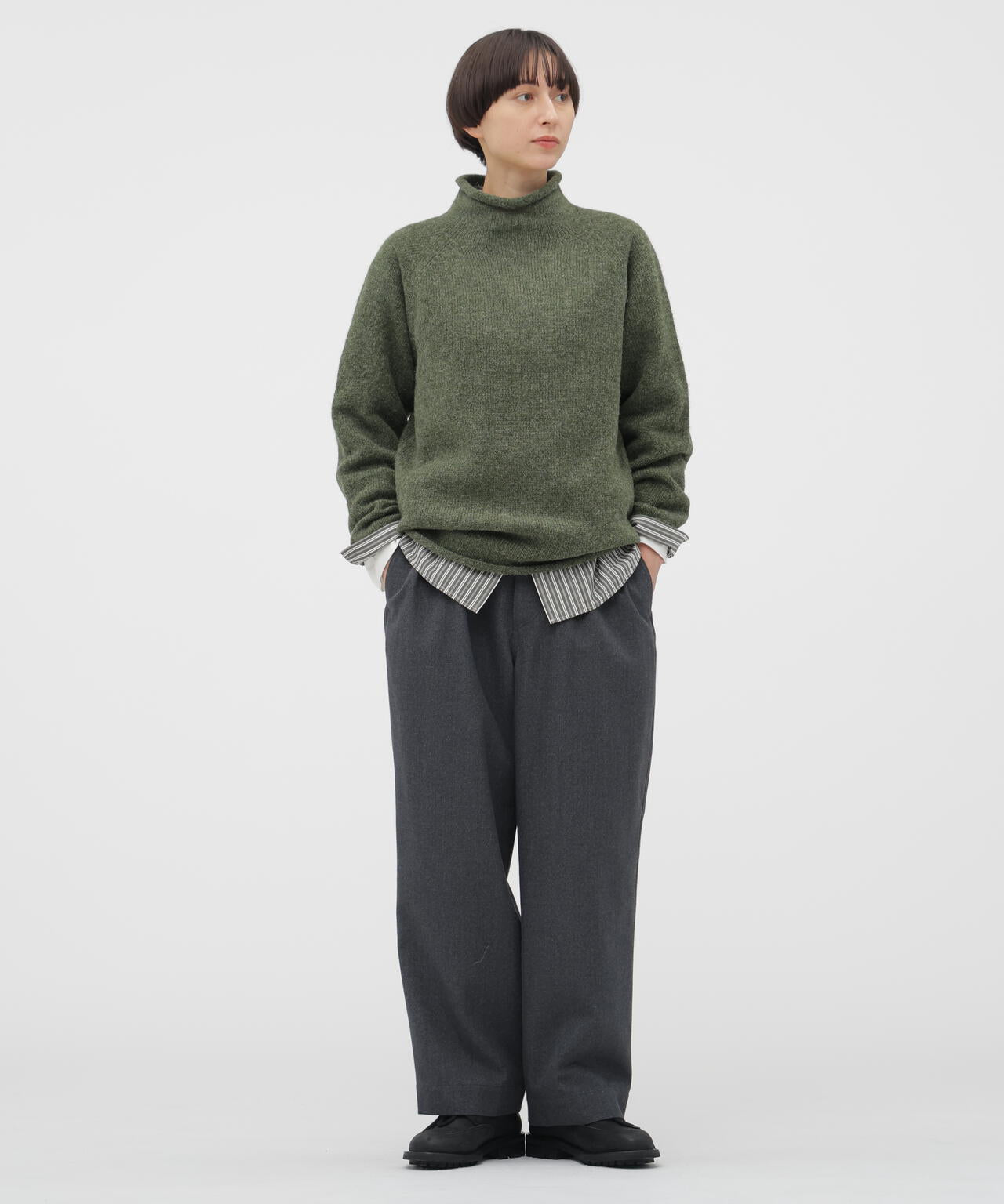WOOL COTTON DRILL TROUSERS