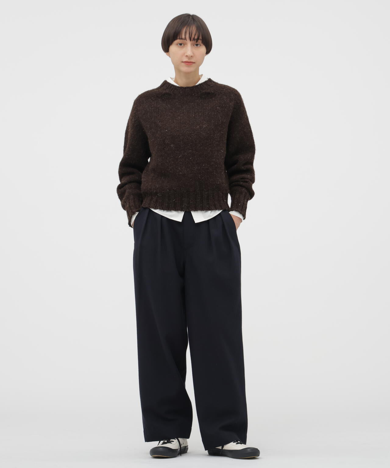 2022MHL.ウールコットンドリルパンツ　マーガレットハウエル　3.3万円 WOOL COTTON DRILL TROUSERS | MARGARET HOWELL（マーガレット