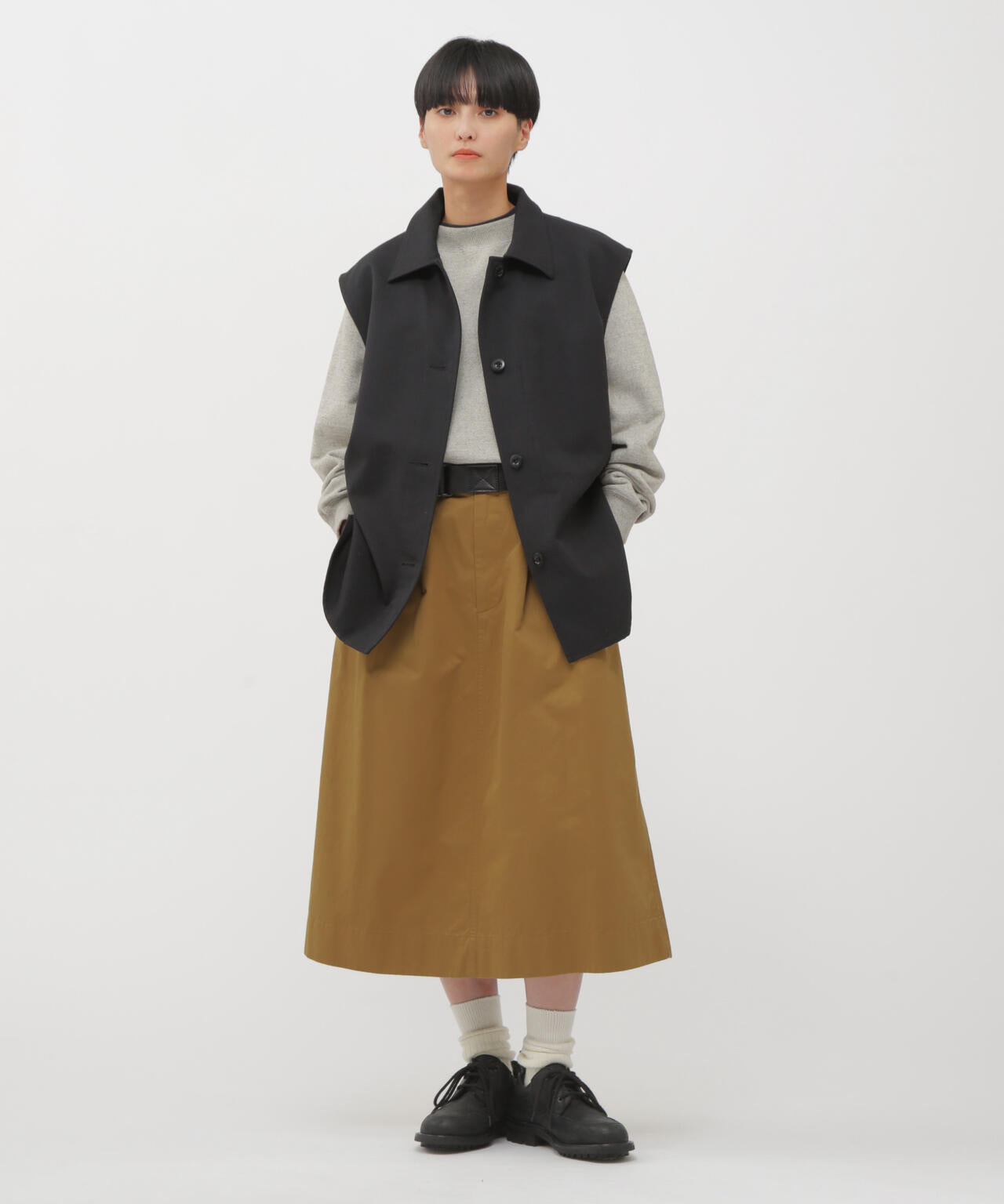 WOOL COTTON DRILL SHIRT | MARGARET HOWELL（マーガレット・ハウエル