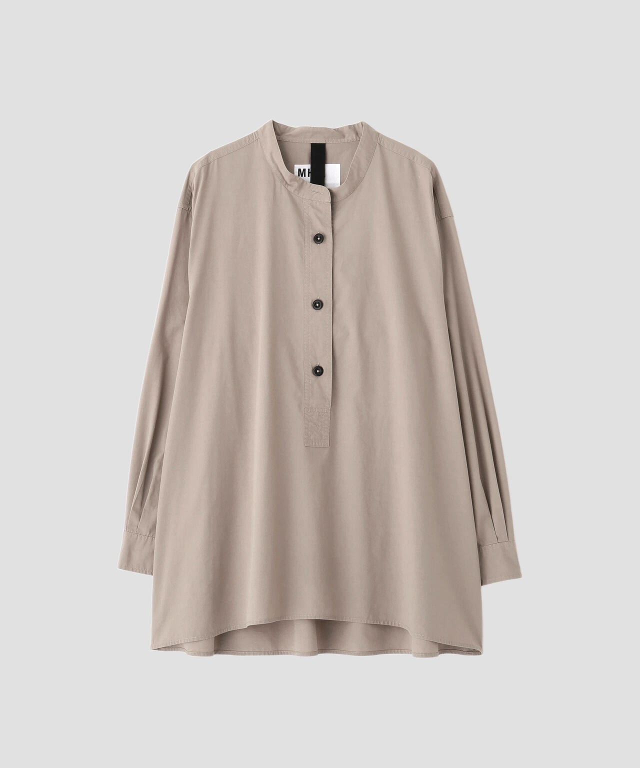 FLUID COTTON POPLIN SHIRT