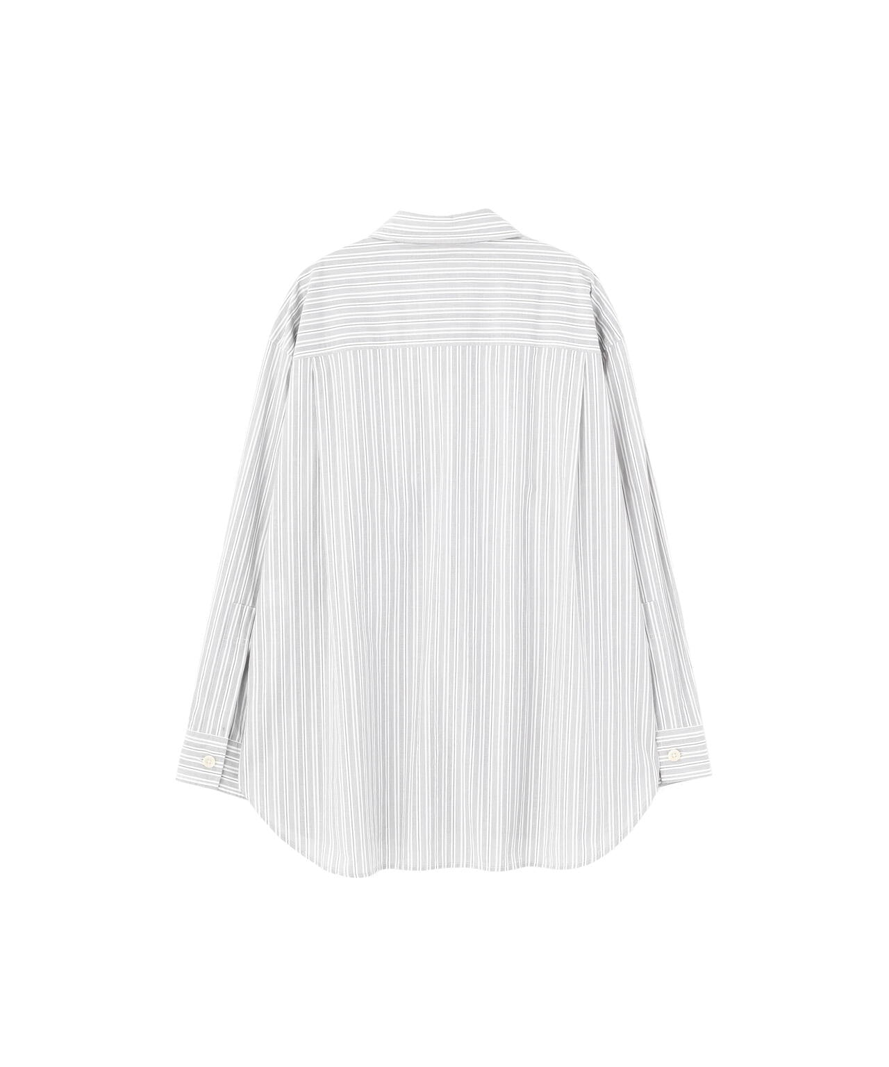 PJ STRIPE COTTON POPLIN SHIRT | MARGARET HOWELL