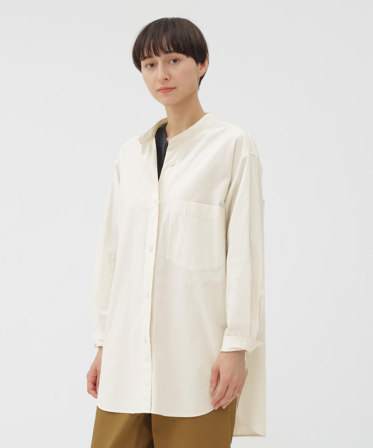 NATURAL COTTON SHIRTING SHIRT