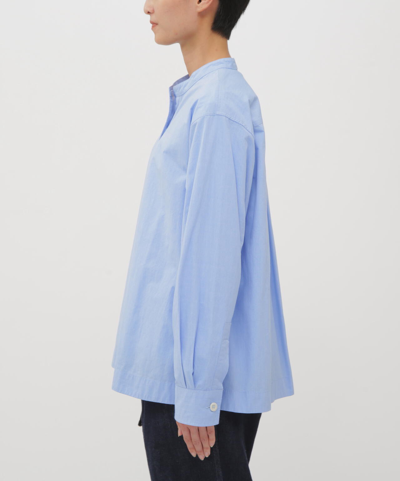 BRUSHED COTTON CHAMBRAY SHIRT (EC限定) | MARGARET HOWELL