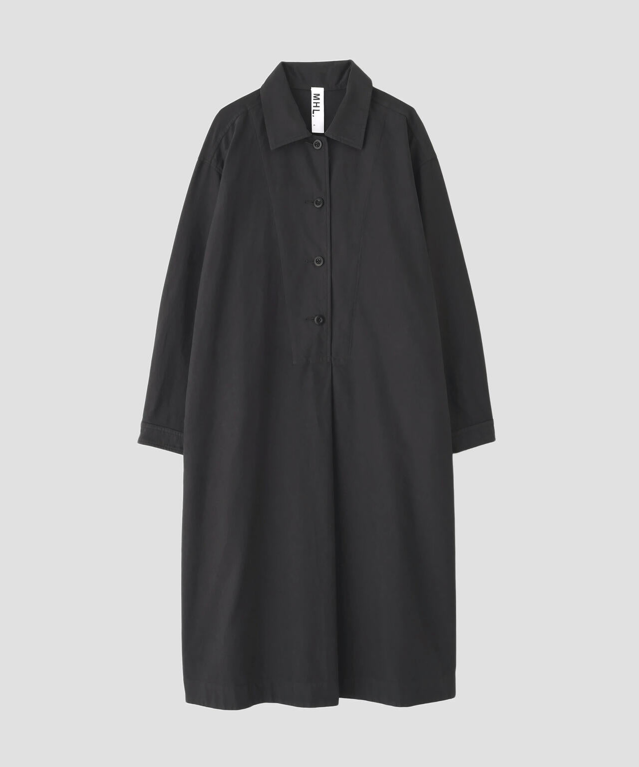 MHL. マーガレットハウエル TEXTURED COTTON DRESS GARMENT DYE COTTON MOLESKIN DRESS | MARGARET HOWELL