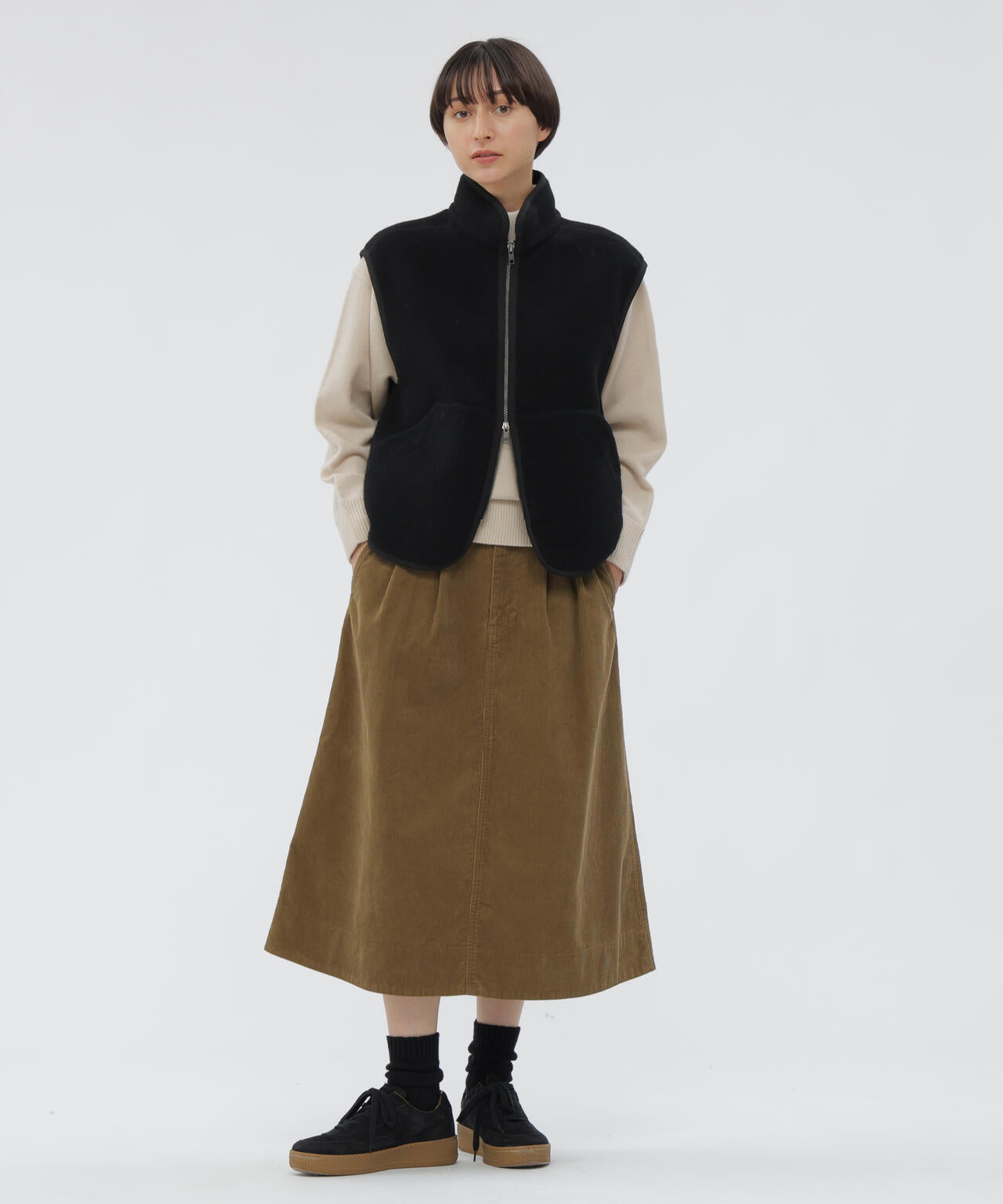 FELTED ROUGH WOOL KNITWEAR | MARGARET HOWELL（マーガレット