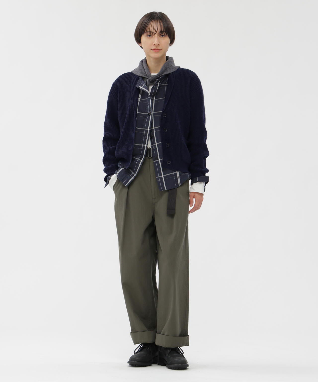 MARGARET HOWELL 定価5.3万 CHUNKY WOOLカーディガン MARGARET HOWELL（マーガレットハウエル）の「CHUNKY WOOL