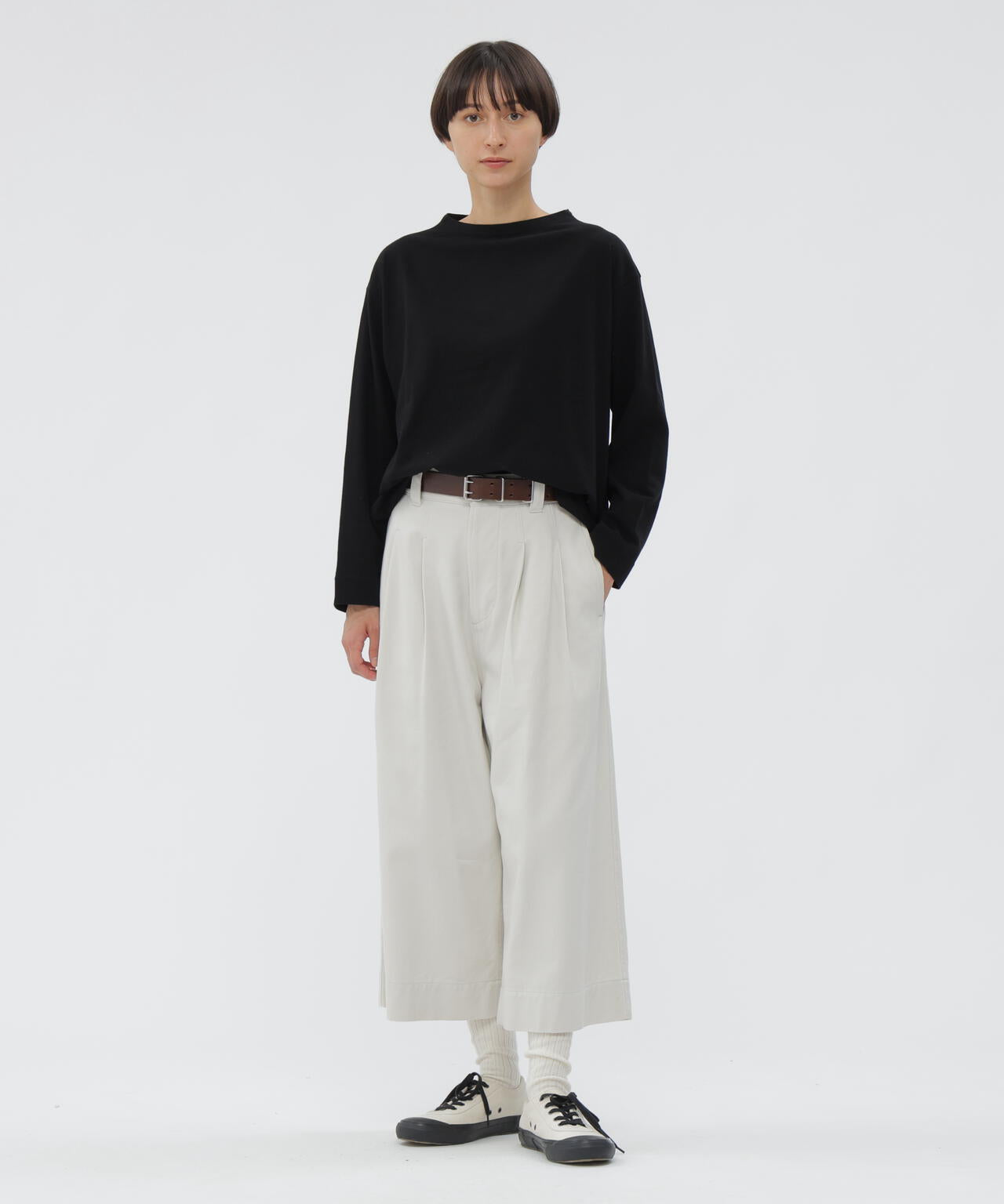 SMOOTH COTTON JERSEY TOP