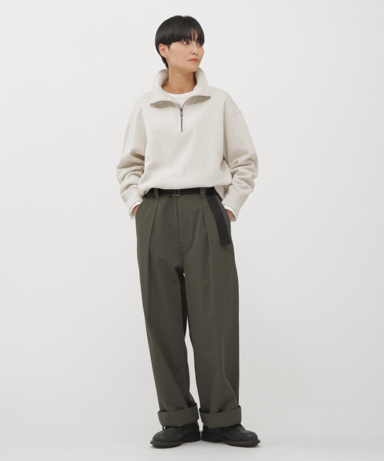 B7112■美品■2枚セット■マーガレットハウエル ロングスリーブカットソー Ⅱ DOUBLE FACE SOFT COTTON JERSEY TOP | MARGARET HOWELL