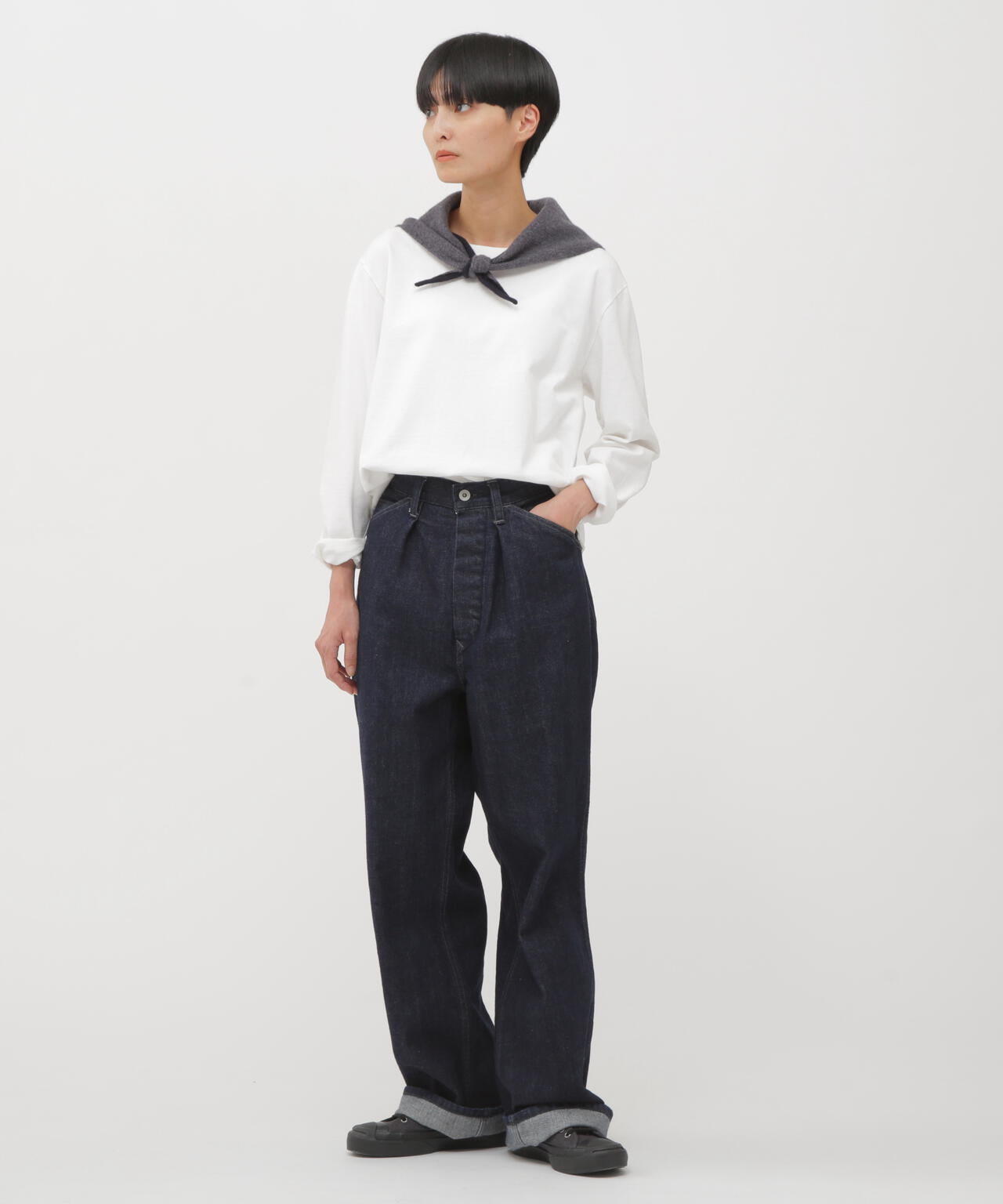 MHL TIPPED SCOUT SCARF | MARGARET HOWELL（マーガレット・ハウエル