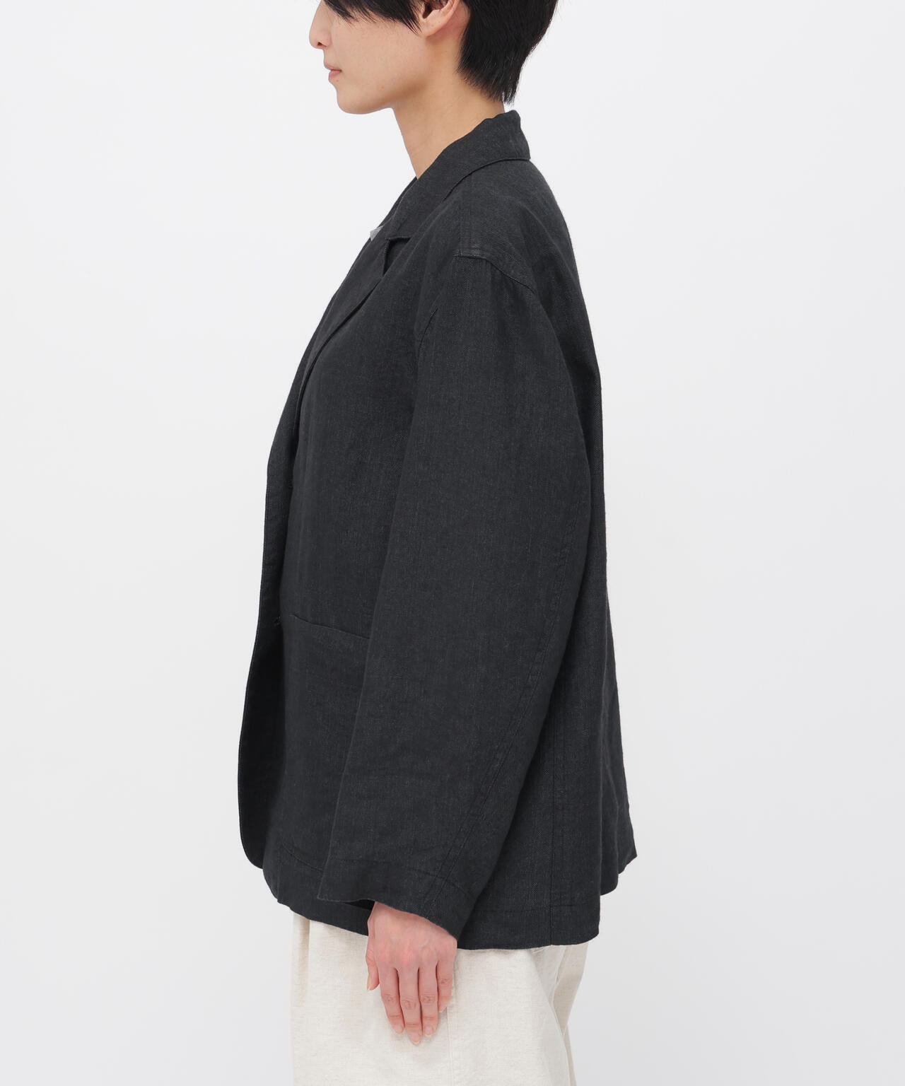 FADED WOOL LINEN TWILL JACKET | MARGARET HOWELL（マーガレット