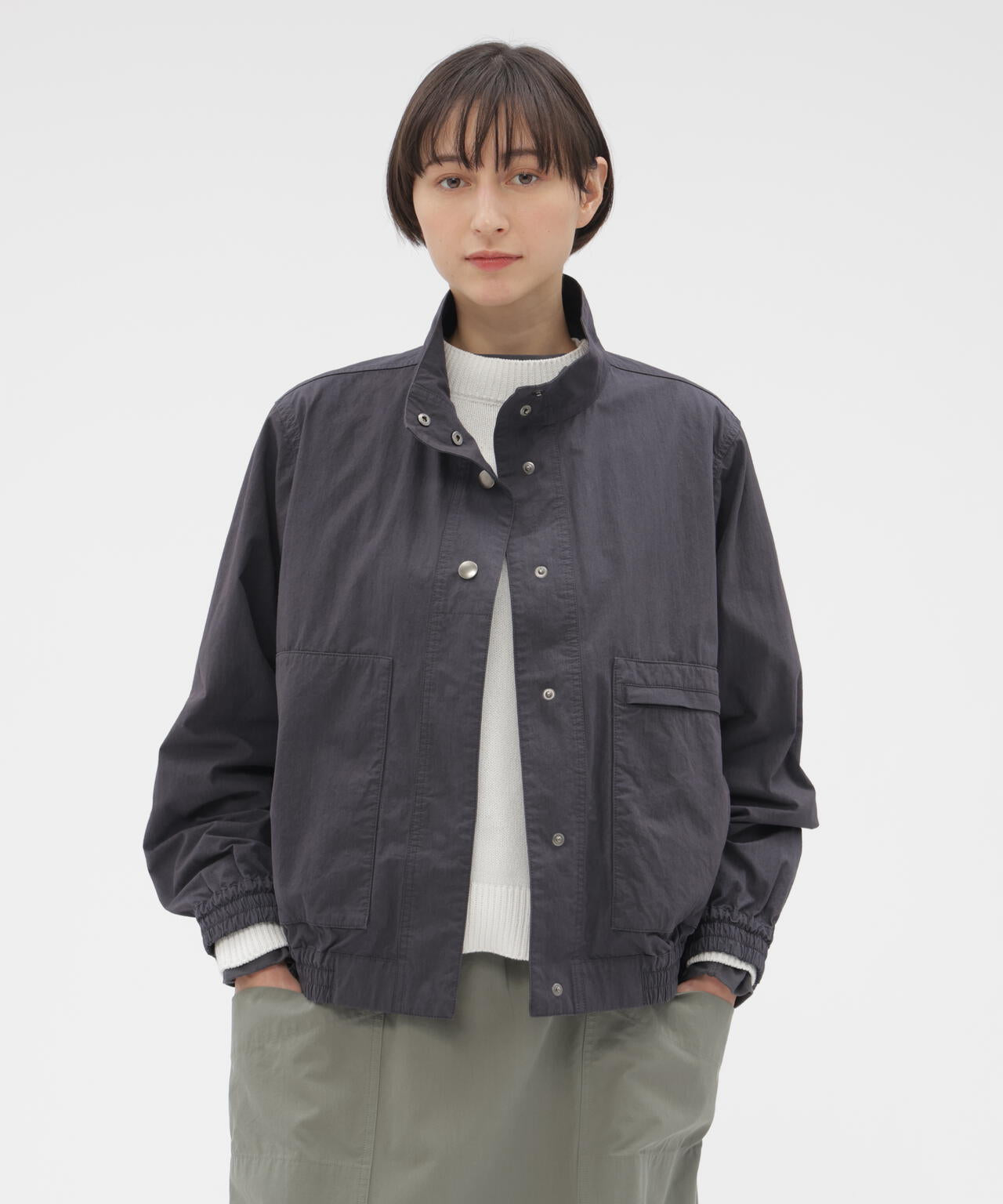 COTTON NYLON PLAINWEAVE BLOUSON | MARGARET HOWELL（マーガレット