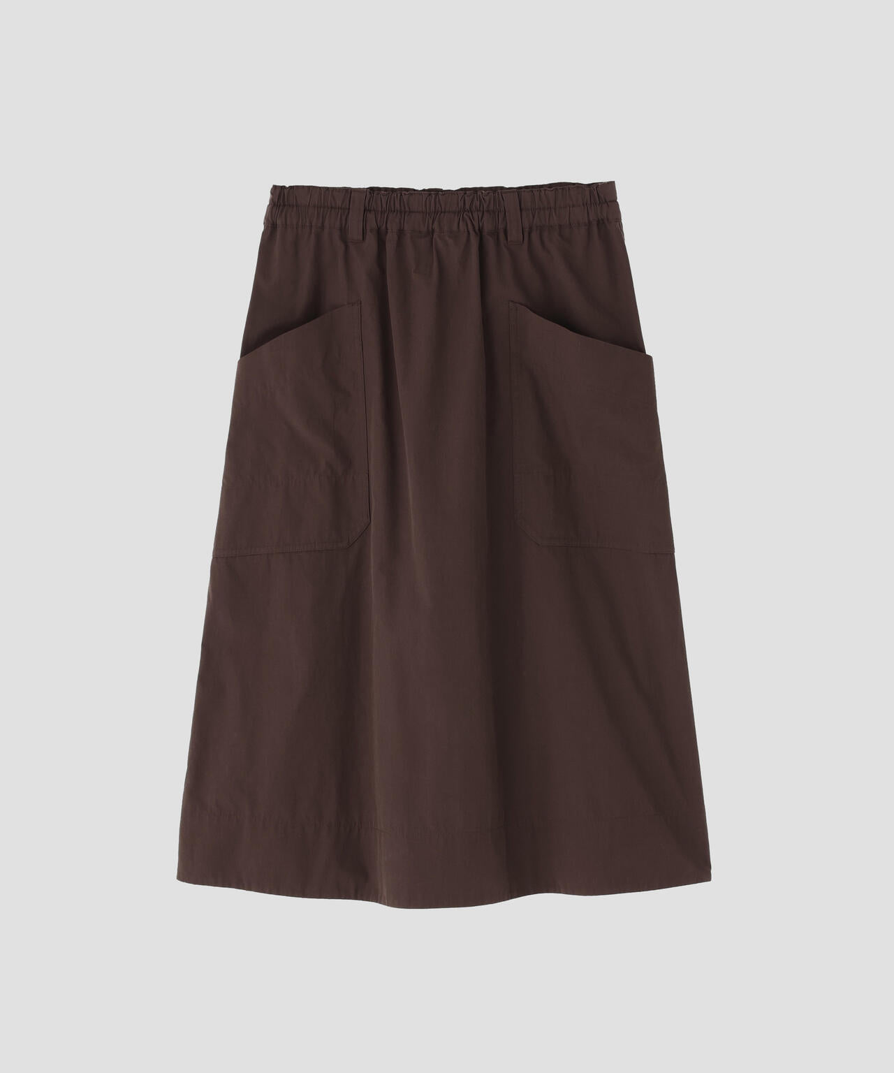 COTTON CUPRA PLAINWEAVE SKIRT
