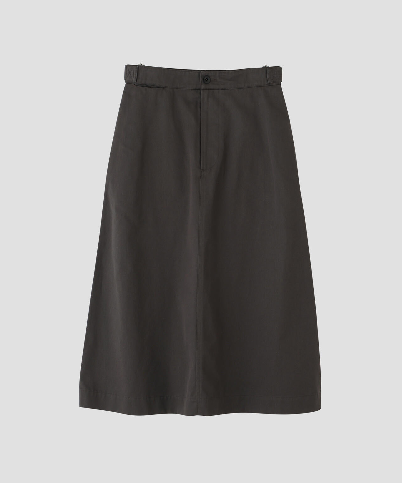 WASHED CHINO COTTON SKIRT | MARGARET HOWELL（マーガレット