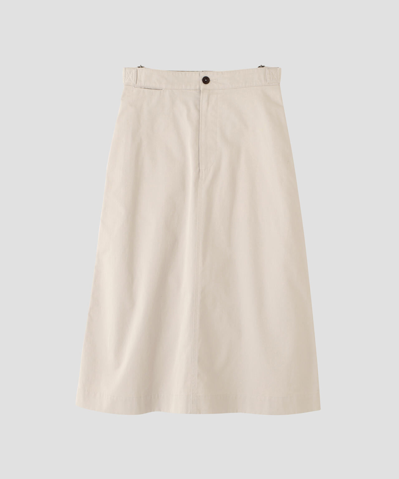WASHED CHINO COTTON SKIRT | MARGARET HOWELL（マーガレット