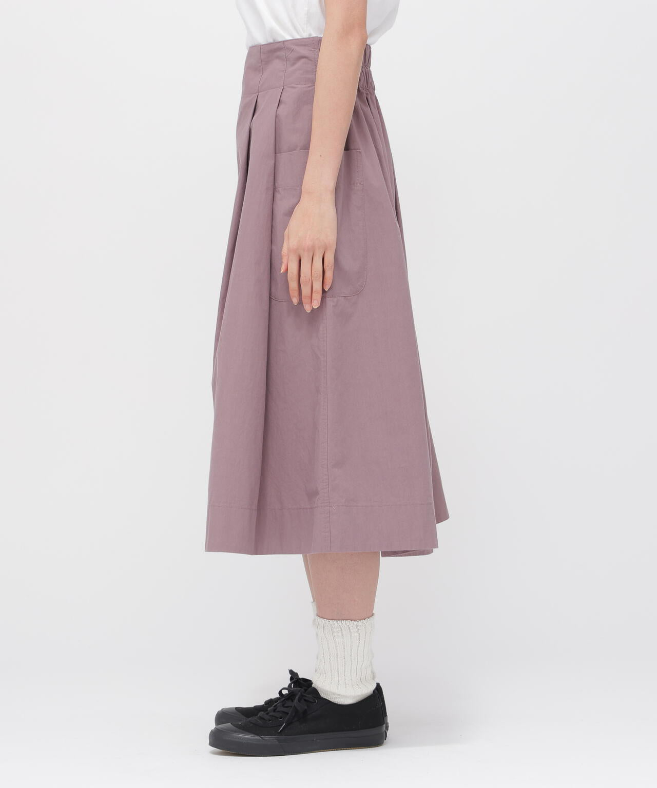 WASHED COTTON POPLIN SKIRT | MARGARET HOWELL（マーガレット