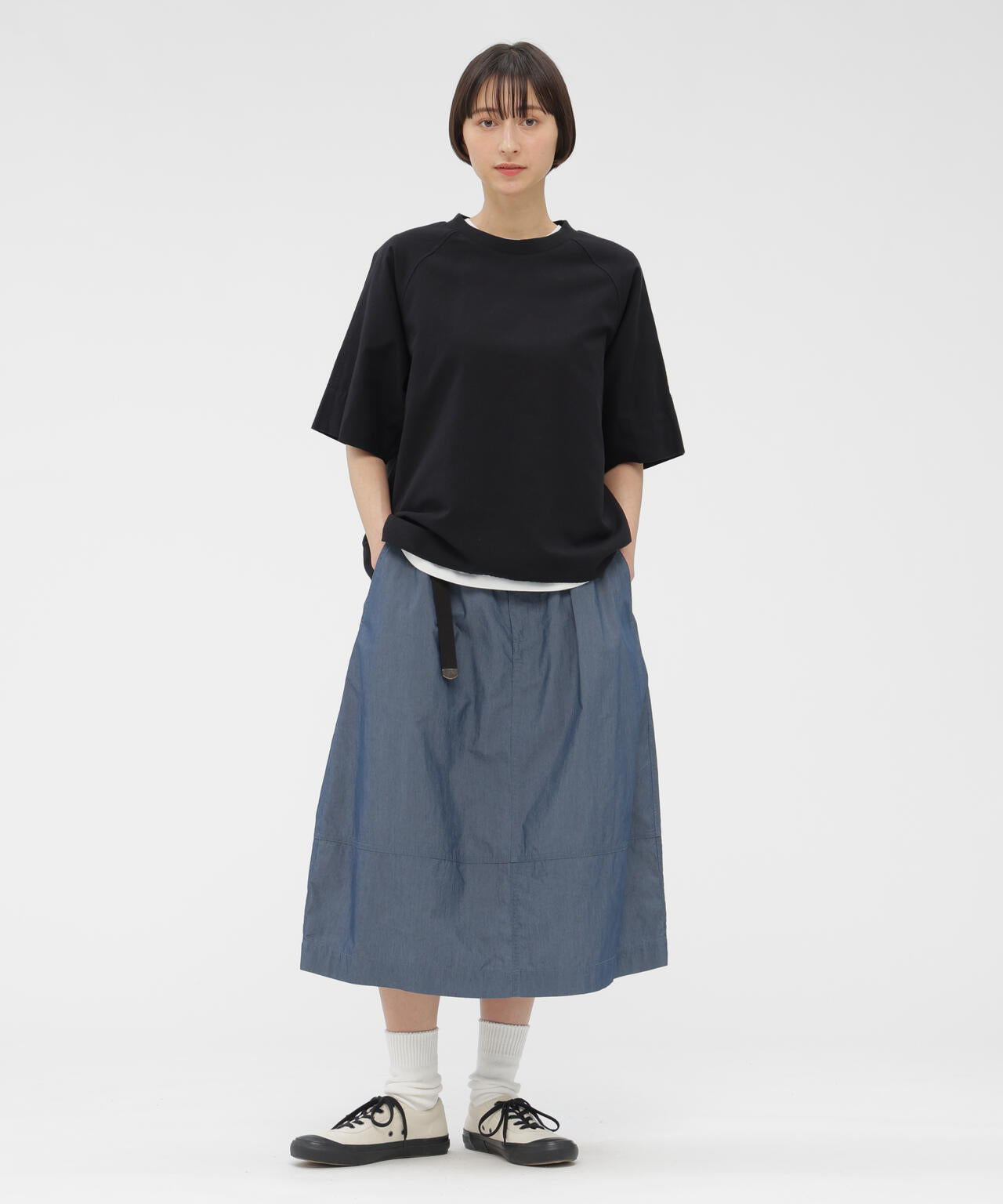 SUPERLIGHT COTTON NYLON SKIRT