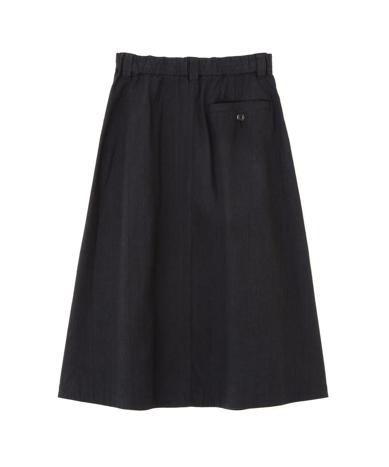 FADED LINEN COTTON PLAINWEAVE SKIRT | MARGARET HOWELL