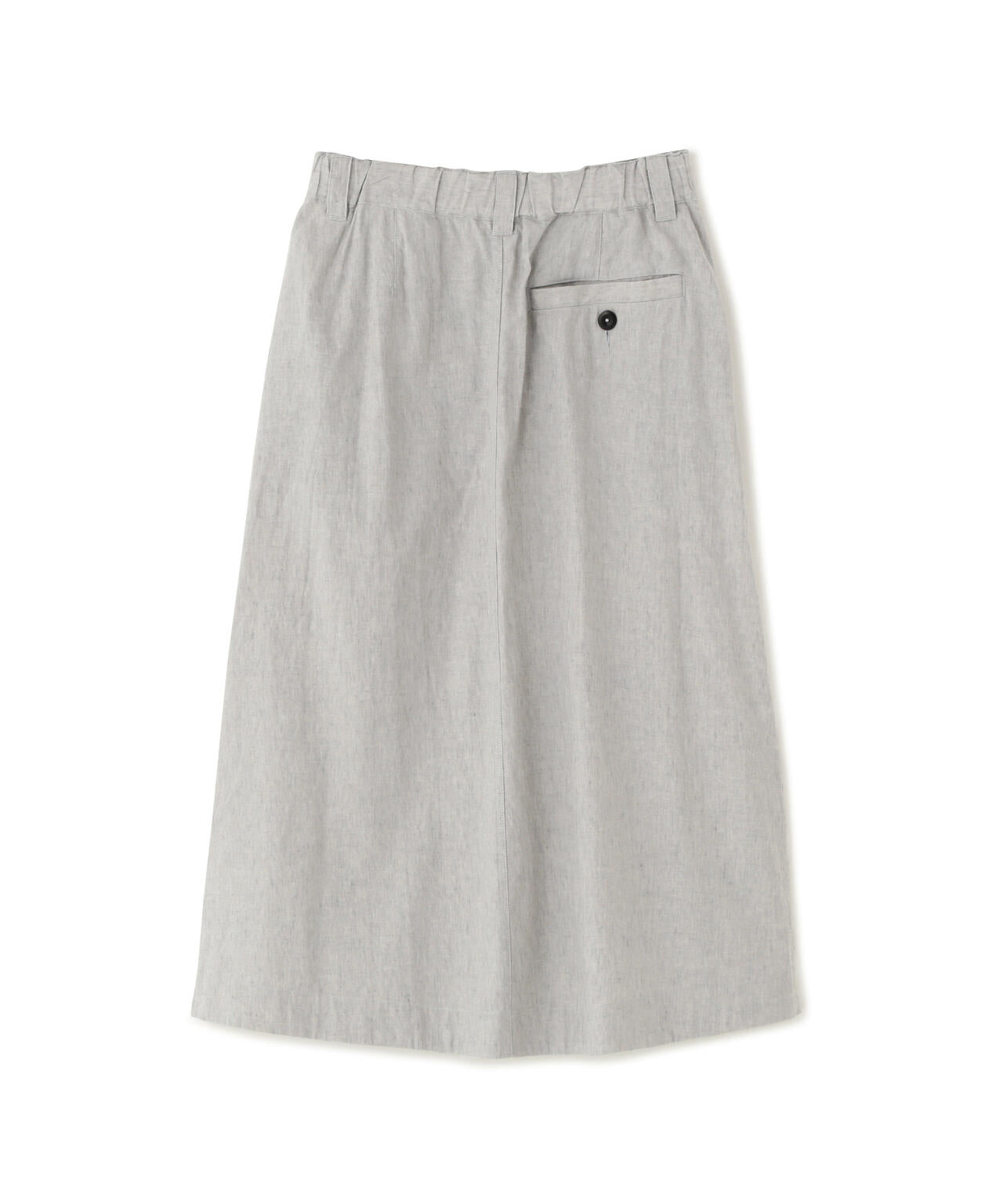 FADED LINEN COTTON PLAINWEAVE SKIRT | MARGARET HOWELL