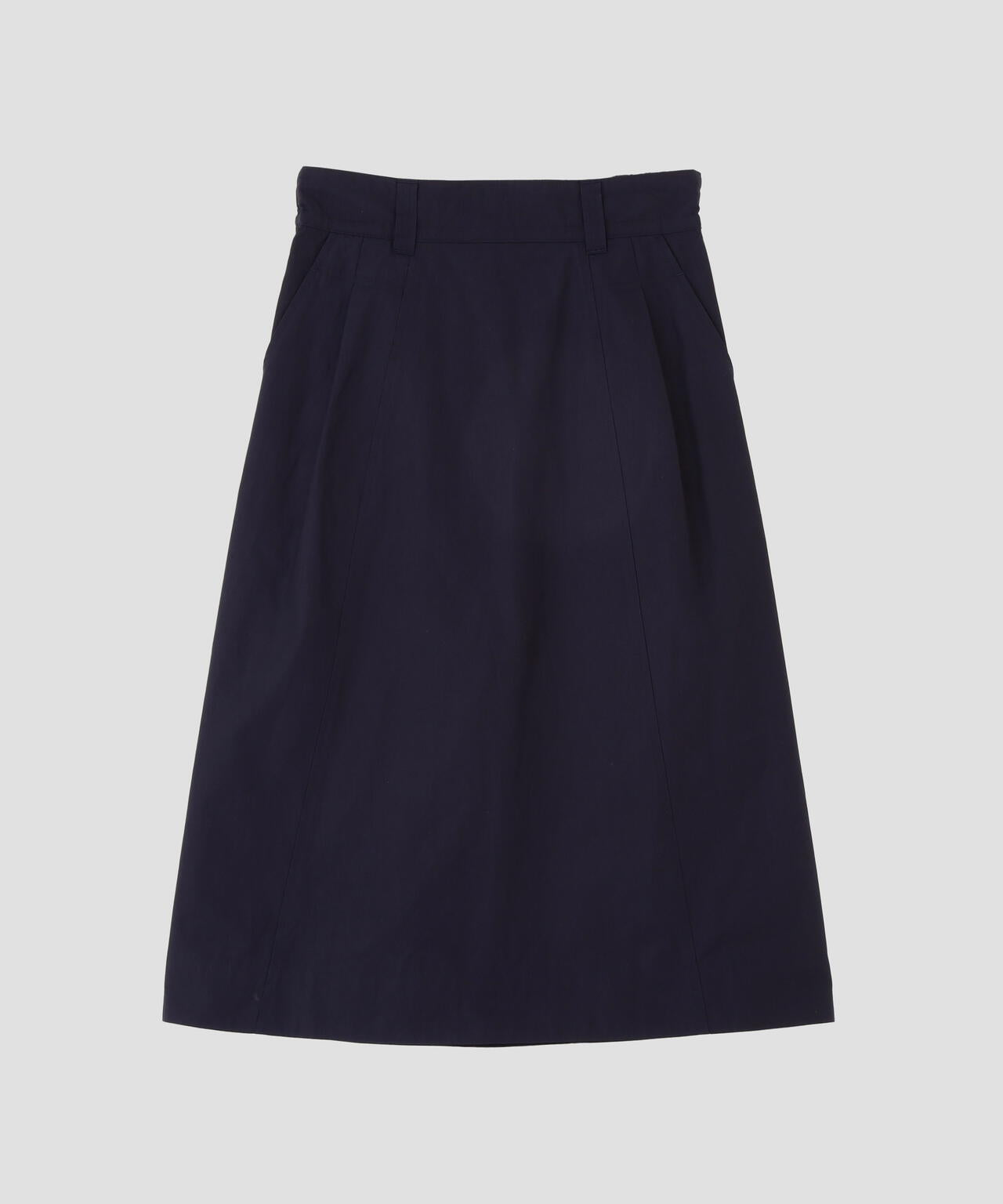 FINE COMPACT COTTON POPLIN SKIRT | MARGARET HOWELL（マーガレット