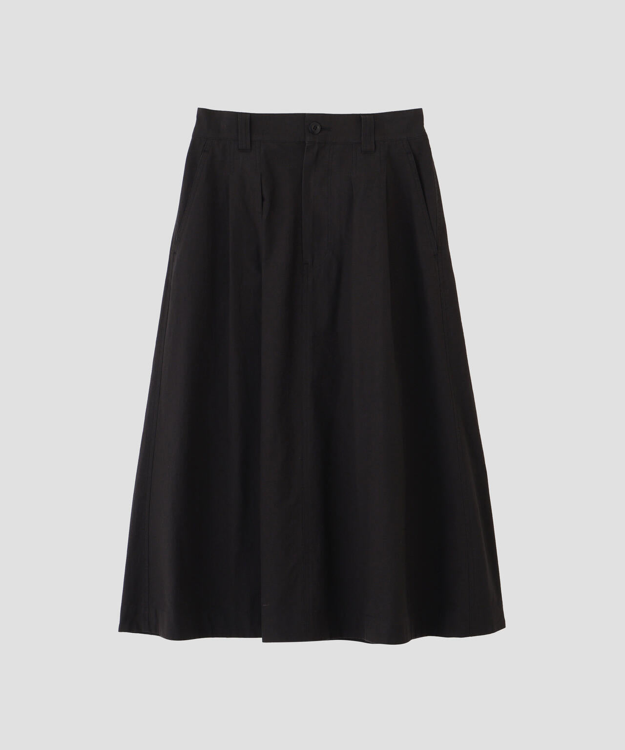 LIGHTWEIGHT COTTON NYLON TWILL SKIRT | MARGARET HOWELL