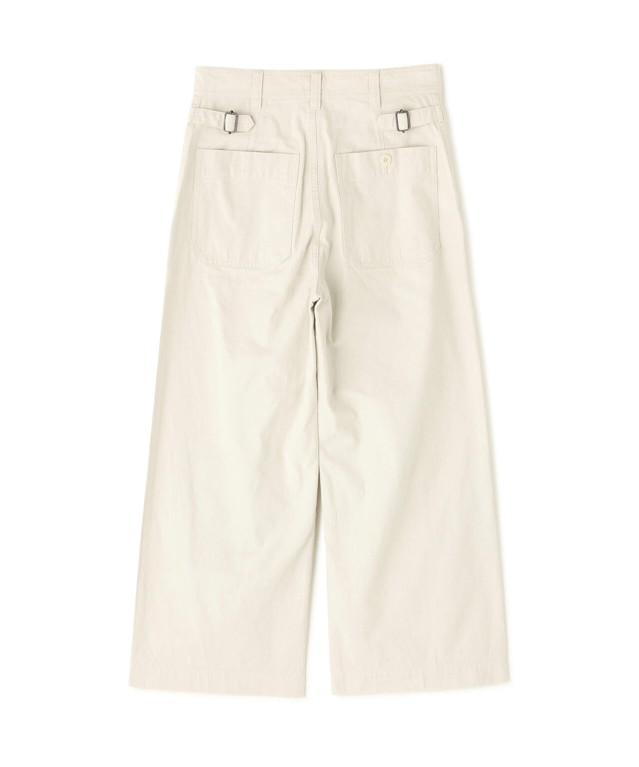 FADED COTTON TWILL TROUSERS