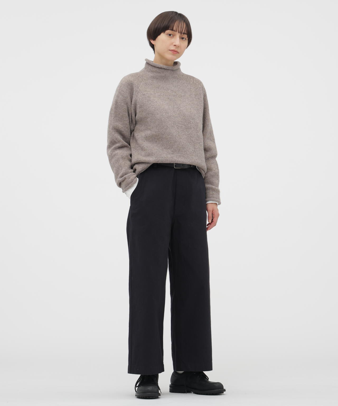 FADED COTTON TWILL TROUSERS | MARGARET HOWELL（マーガレット
