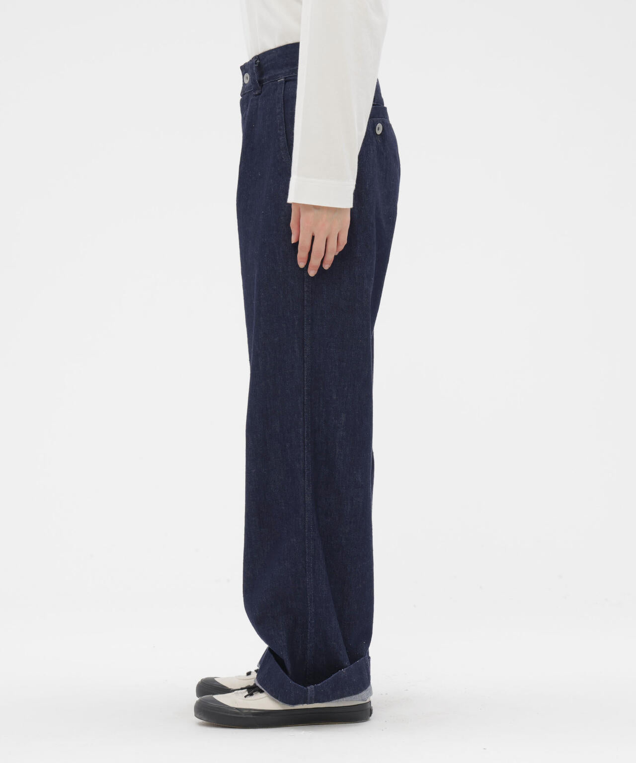 CANTON LIGHT DENIM TROUSERS | MARGARET HOWELL（マーガレット