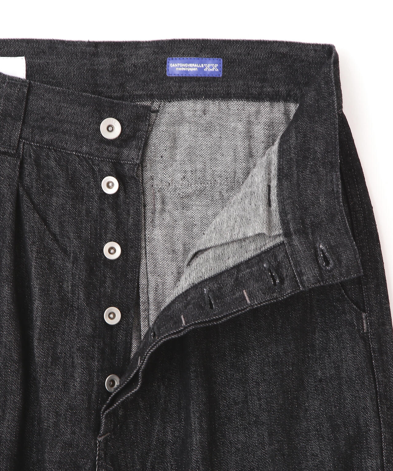 CANTON BLACK LIGHT DENIM TROUSERS | MARGARET HOWELL（マーガレット