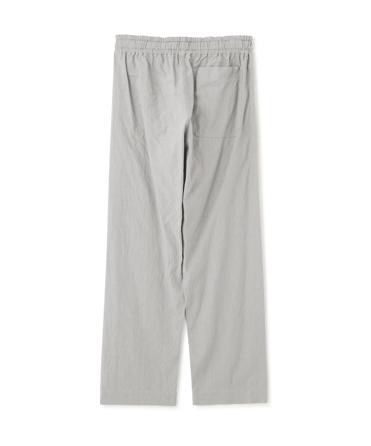 FADED LINEN COTTON PLAINWEAVE TROUSERS