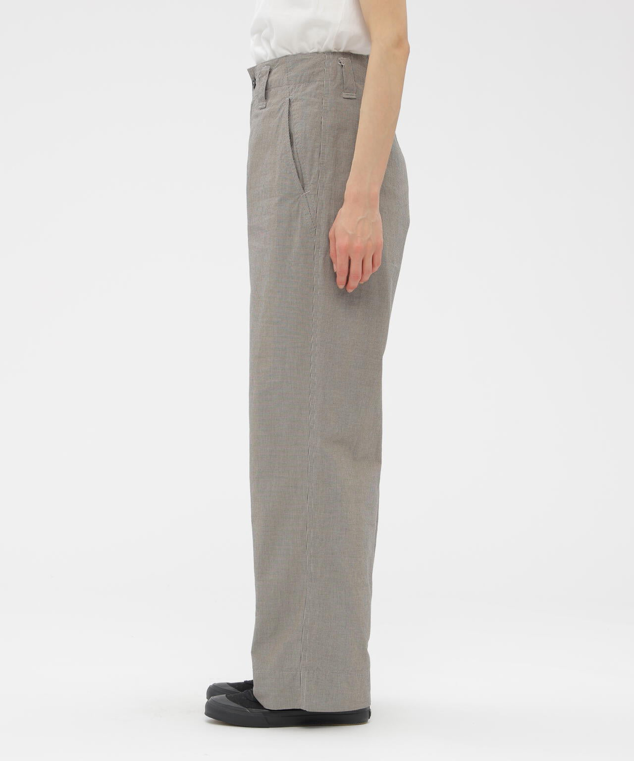 CHEF CHECK COTTON TROUSERS | MARGARET HOWELL（マーガレット