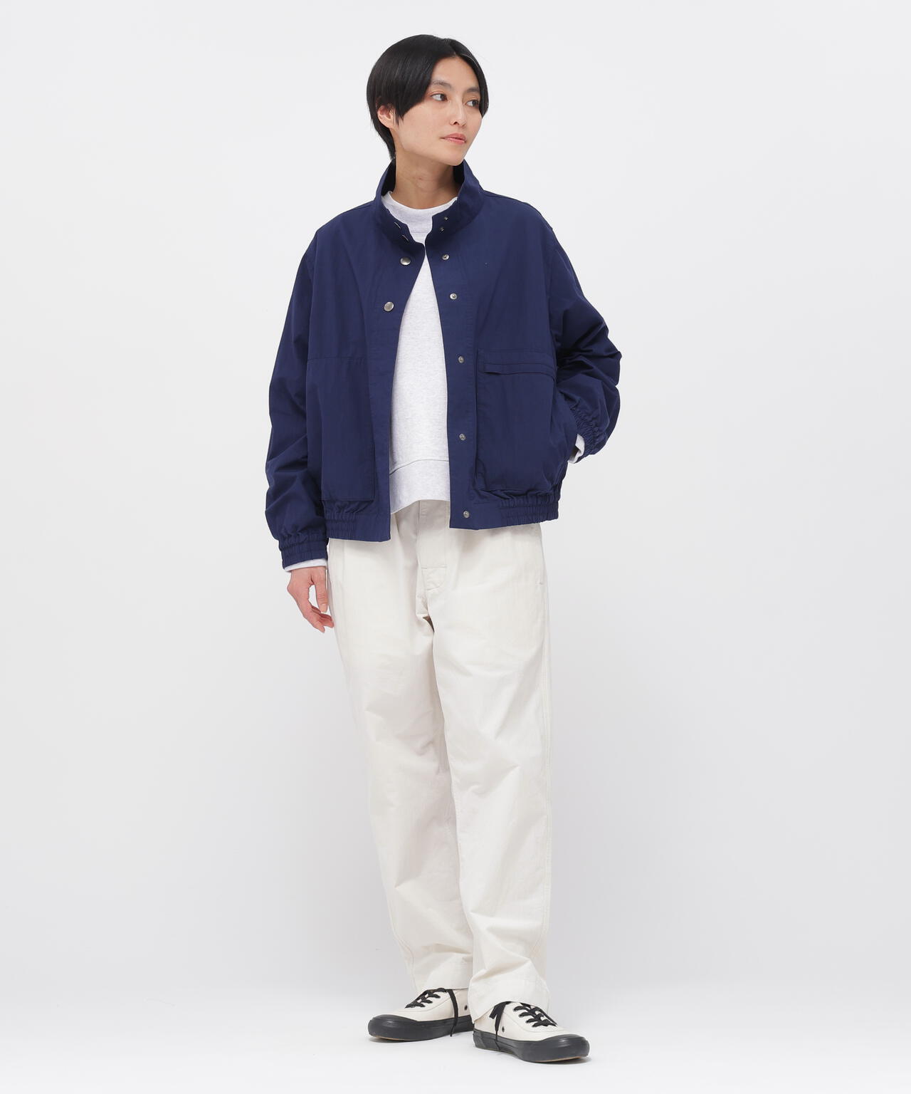 CRISP COTTON CHAMBRAY TROUSERS | MARGARET HOWELL（マーガレット