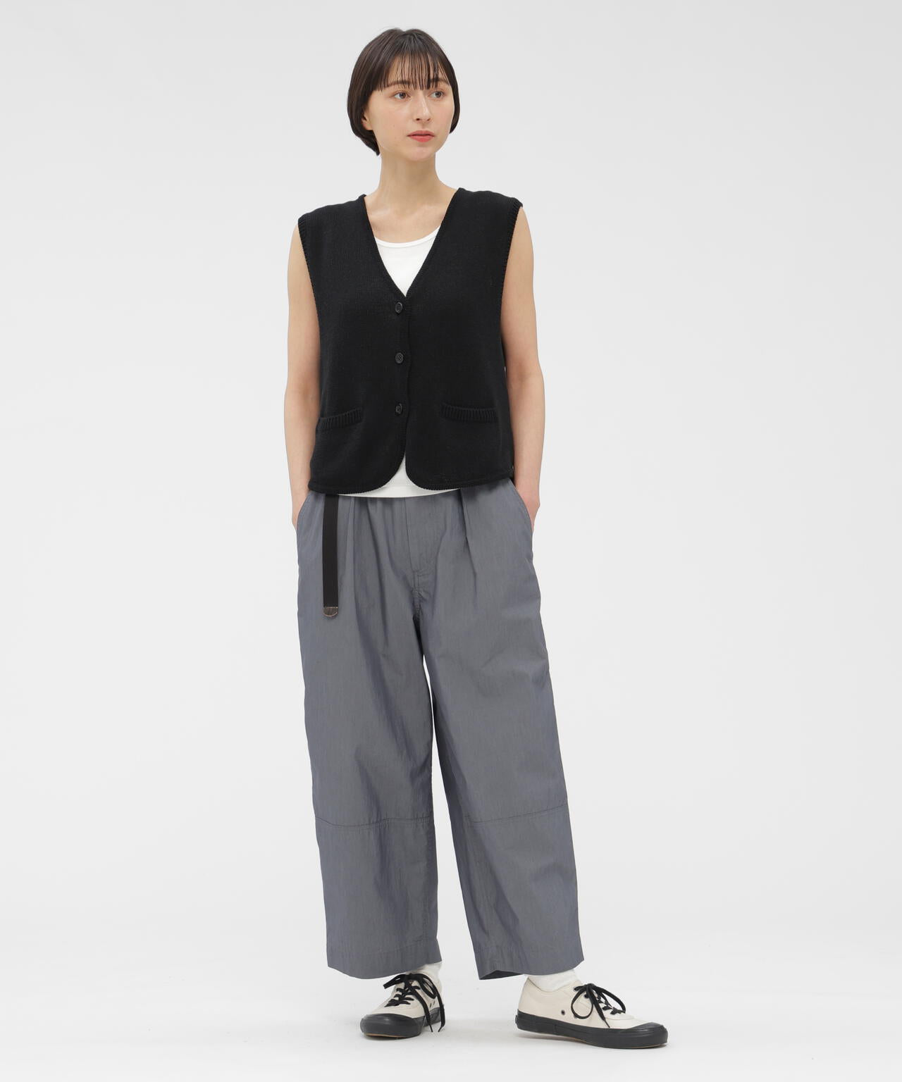 SUPERLIGHT COTTON NYLON TROUSERS