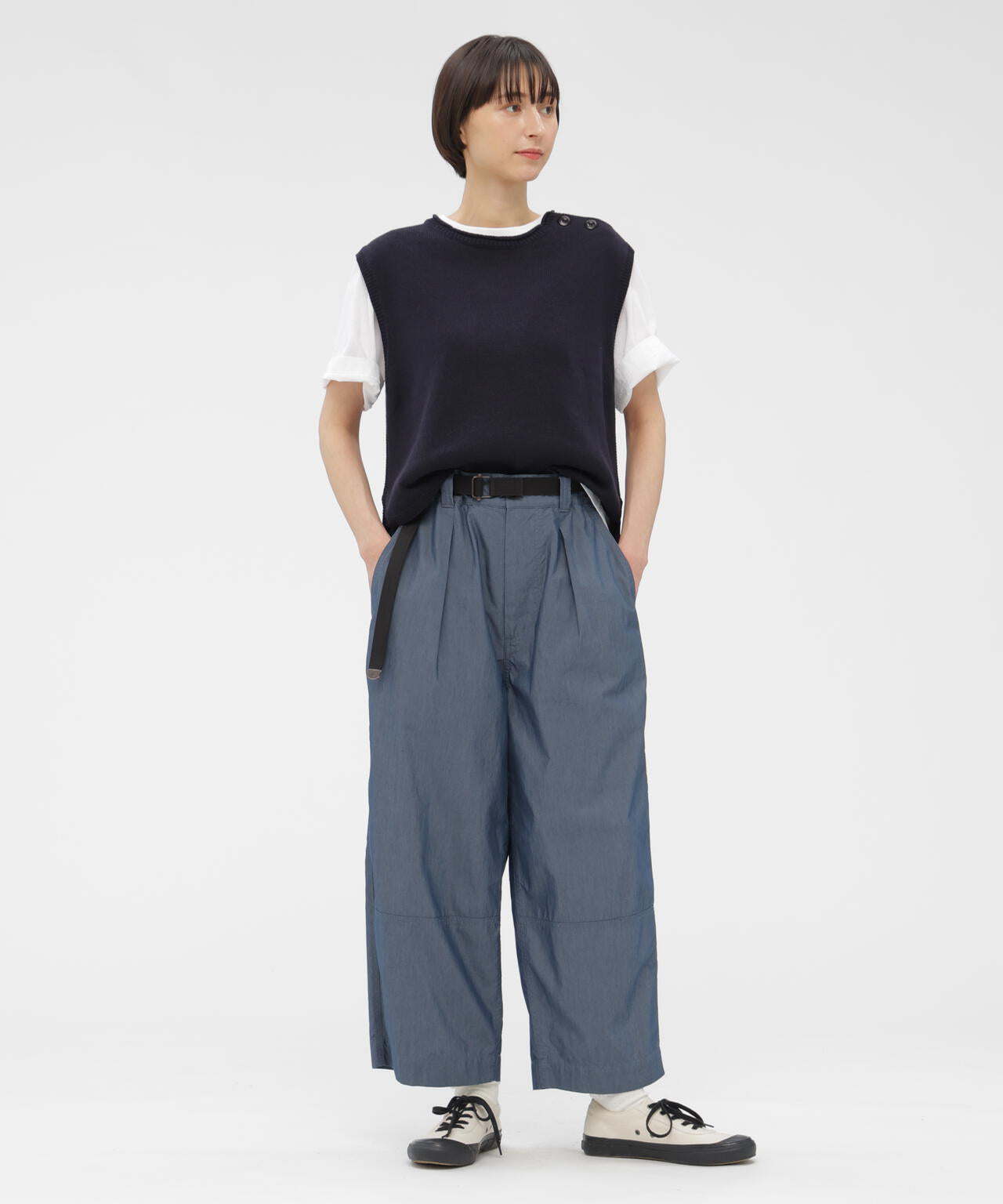 SUPERLIGHT COTTON NYLON TROUSERS | MARGARET HOWELL（マーガレット