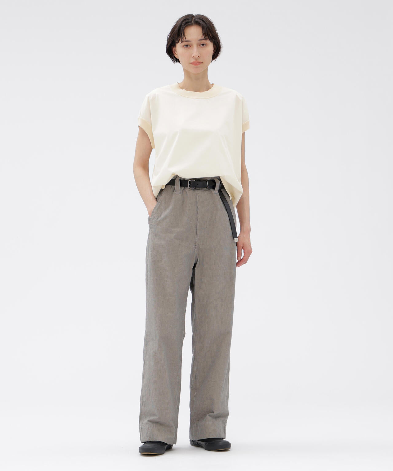 GARMENT DYED COTTON POPLIN SHIRT | MARGARET HOWELL（マーガレット