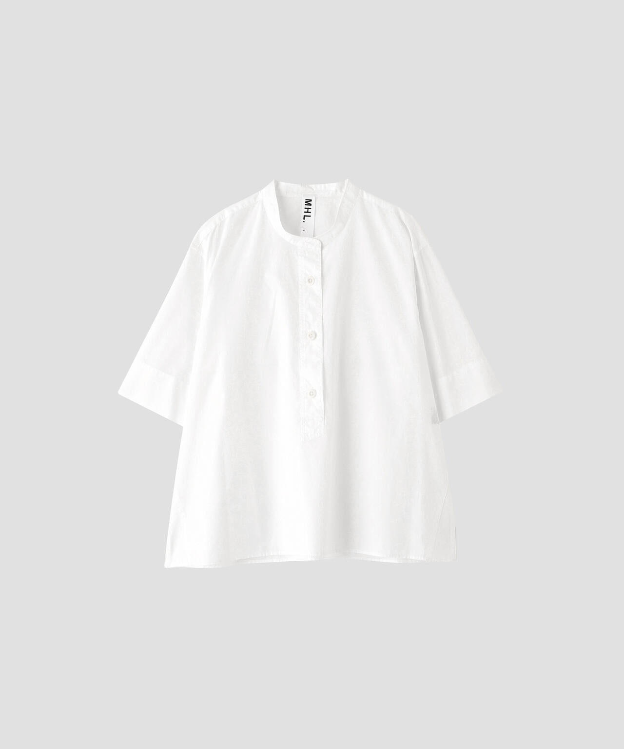 COTTON RAMIE POPLIN SHIRT | MARGARET HOWELL（マーガレット