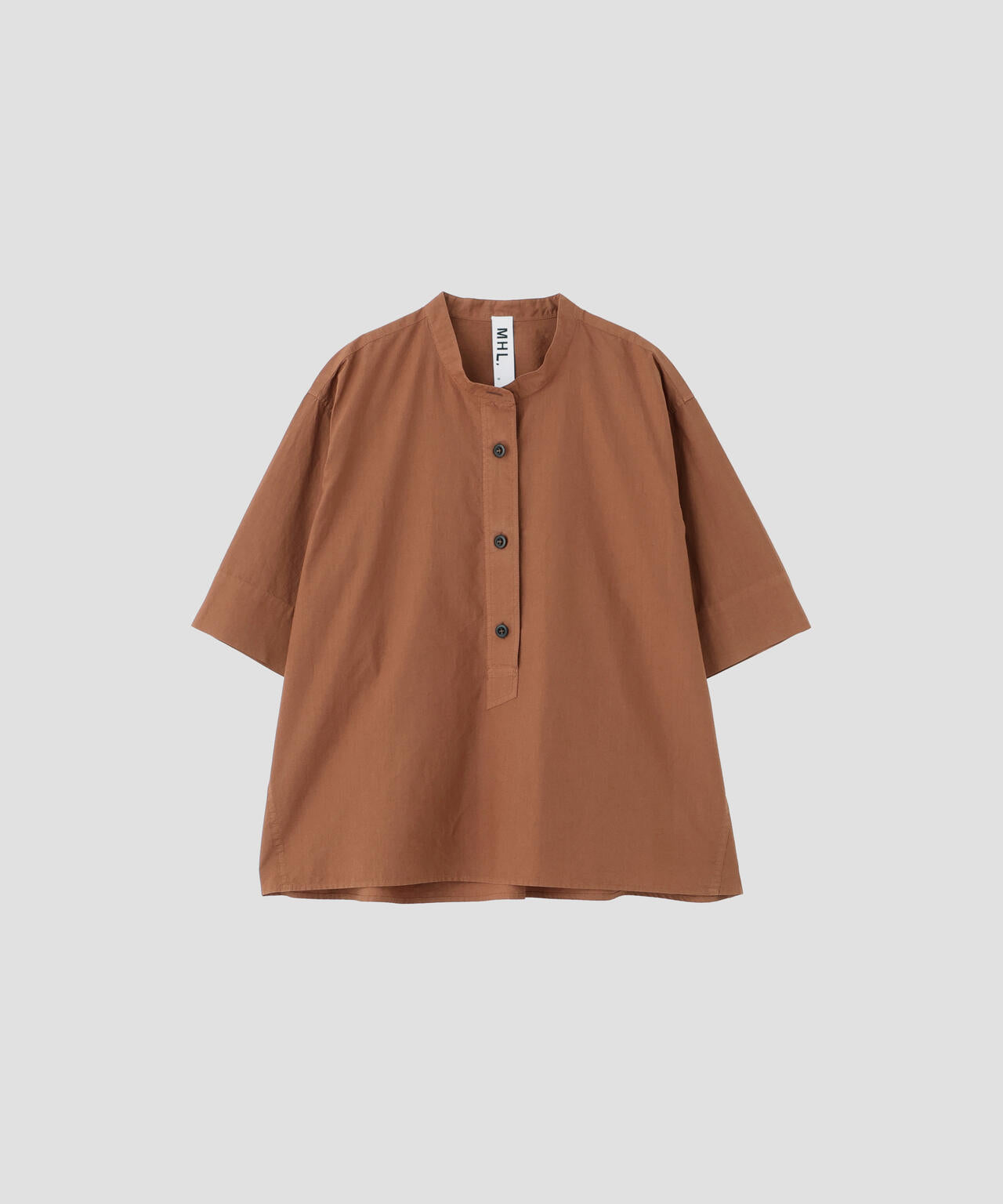 COTTON RAMIE POPLIN SHIRT | MARGARET HOWELL（マーガレット