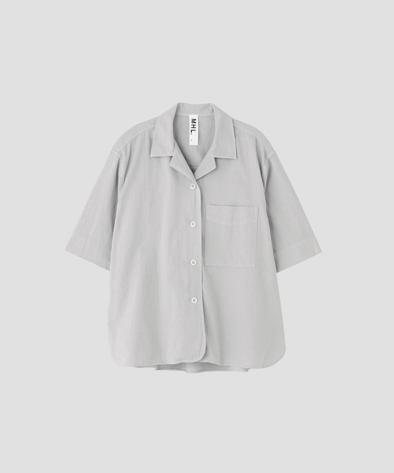 GARMENT DYED FINE COTTON OXFORD SHIRT | MARGARET HOWELL