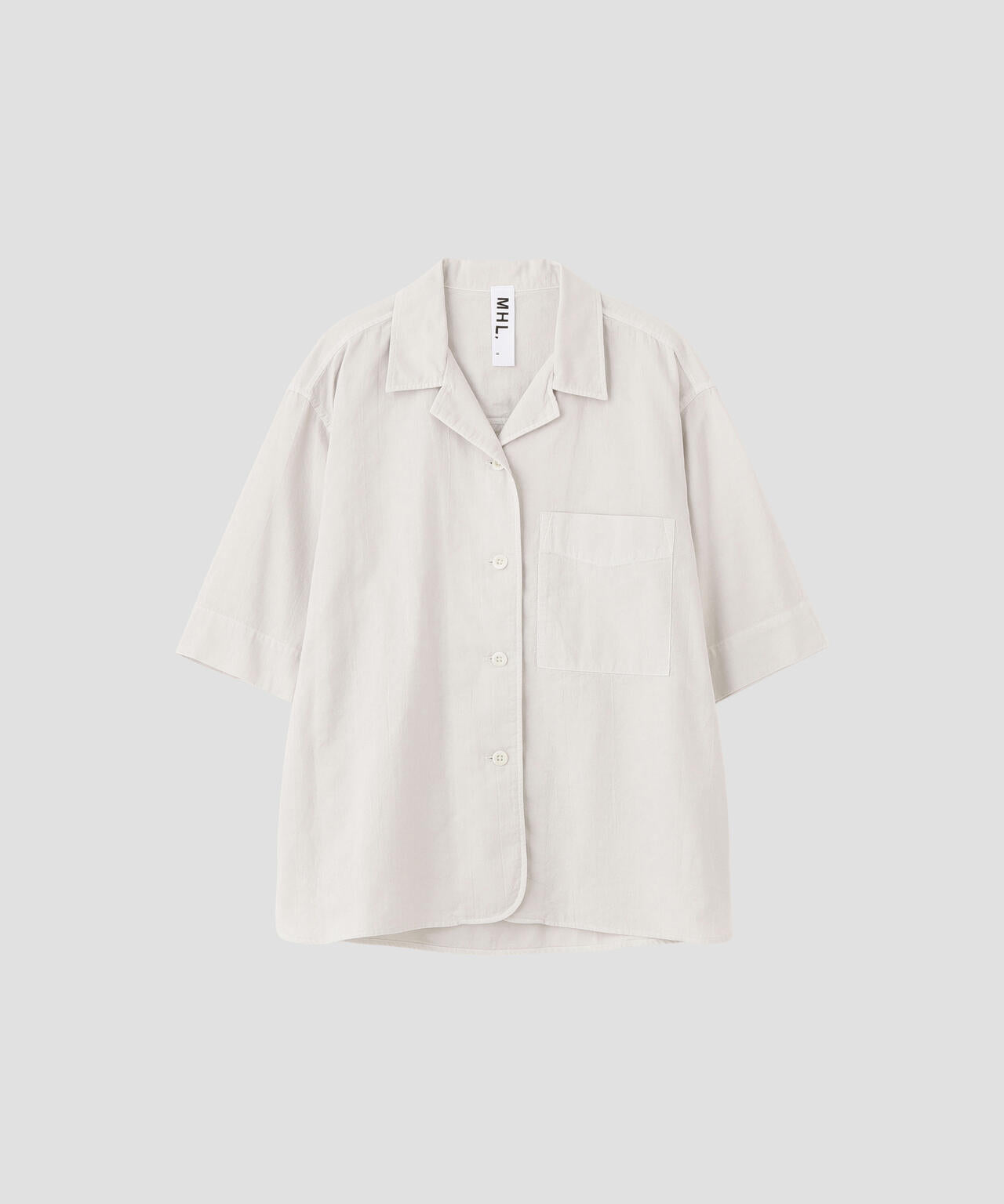 GARMENT DYED FINE COTTON OXFORD SHIRT | MARGARET HOWELL