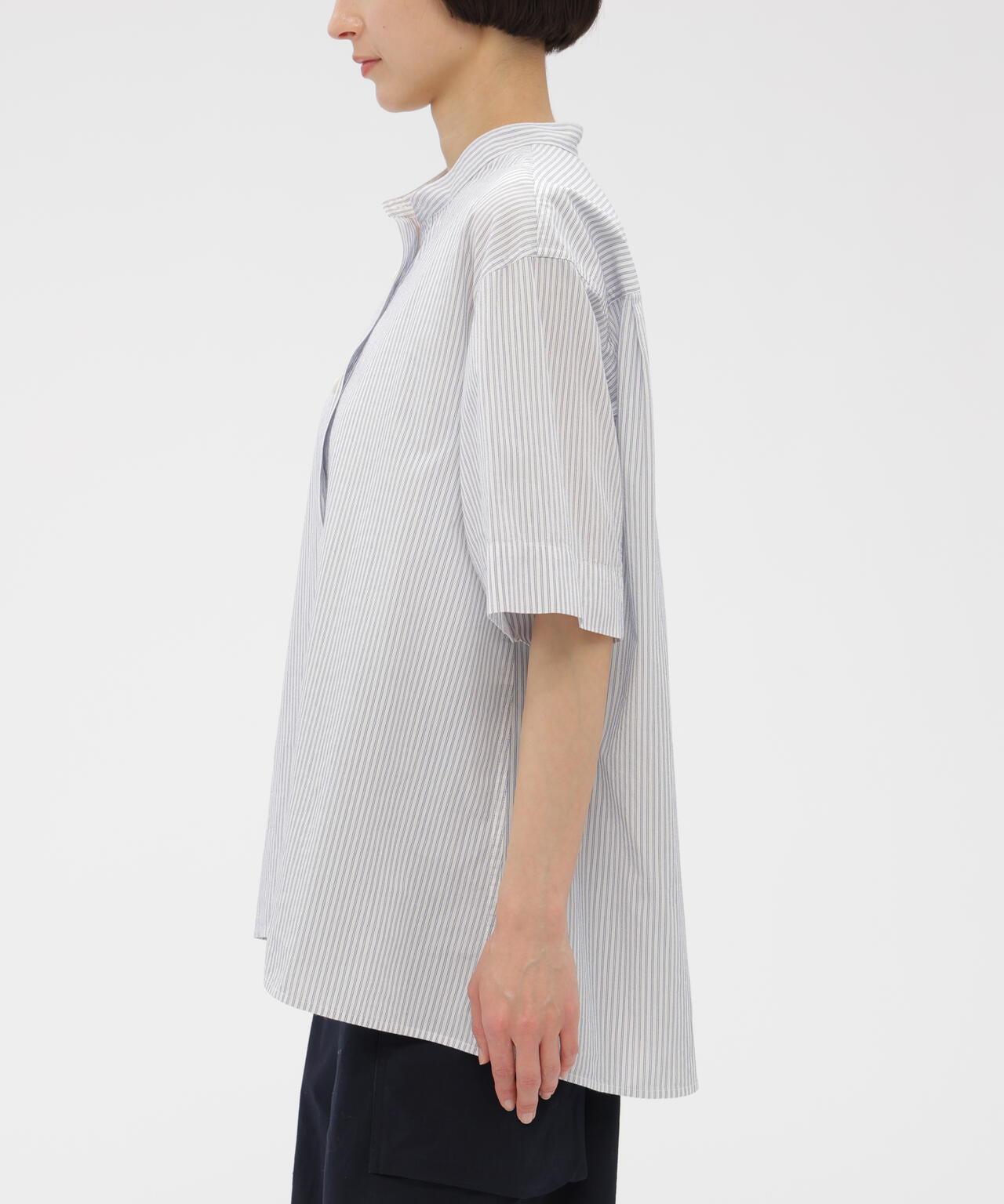 YARN DYED COTTON VOILE SHIRT | MARGARET HOWELL（マーガレット