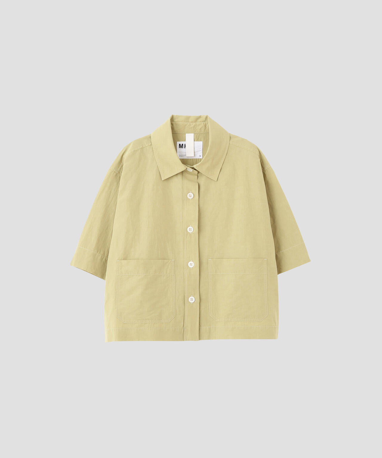 HIGH COUNT DRY COTTON LINEN SHIRT | MARGARET HOWELL（マーガレット