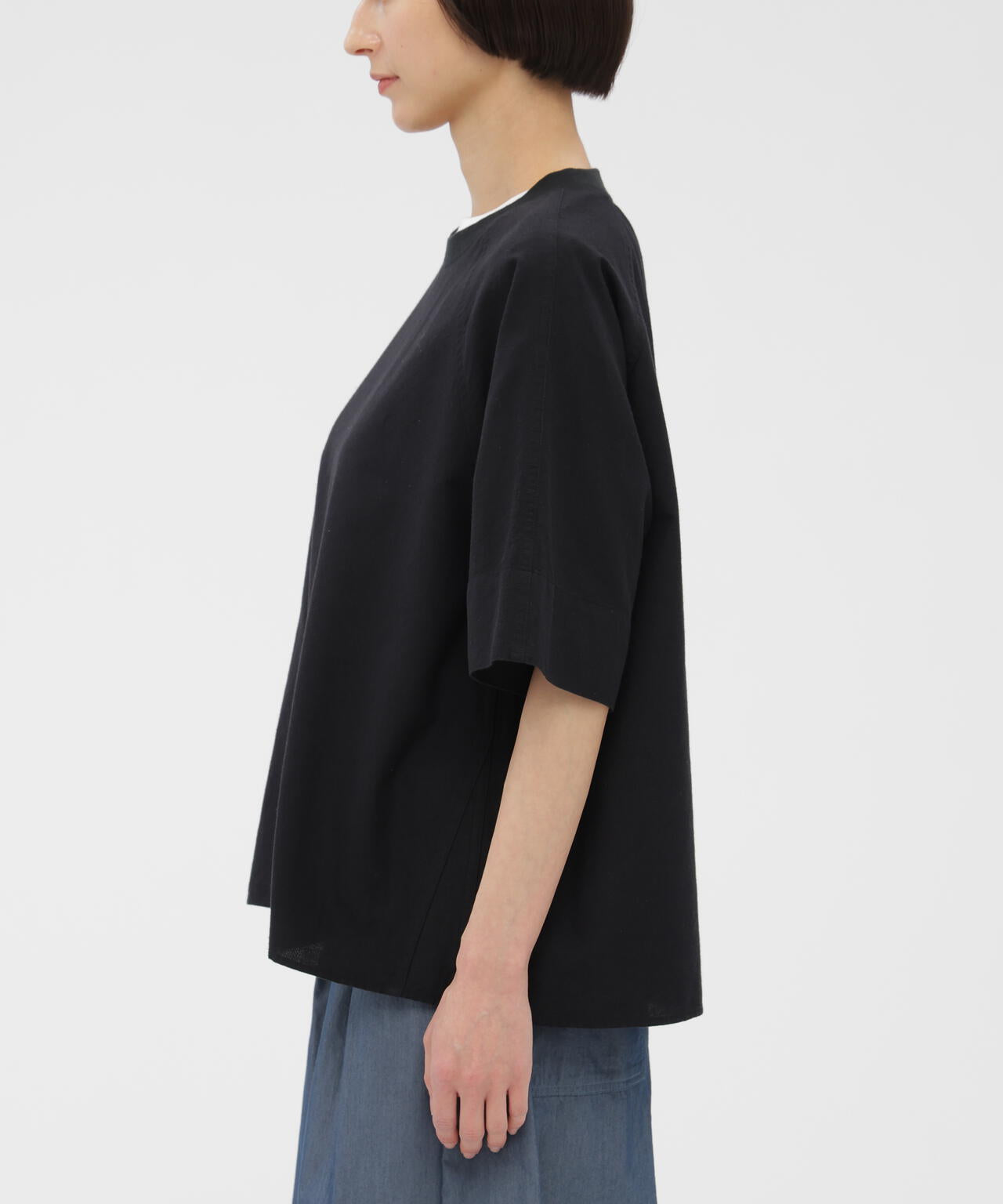WASHED OUT COTTON LINEN SHIRT | MARGARET HOWELL（マーガレット