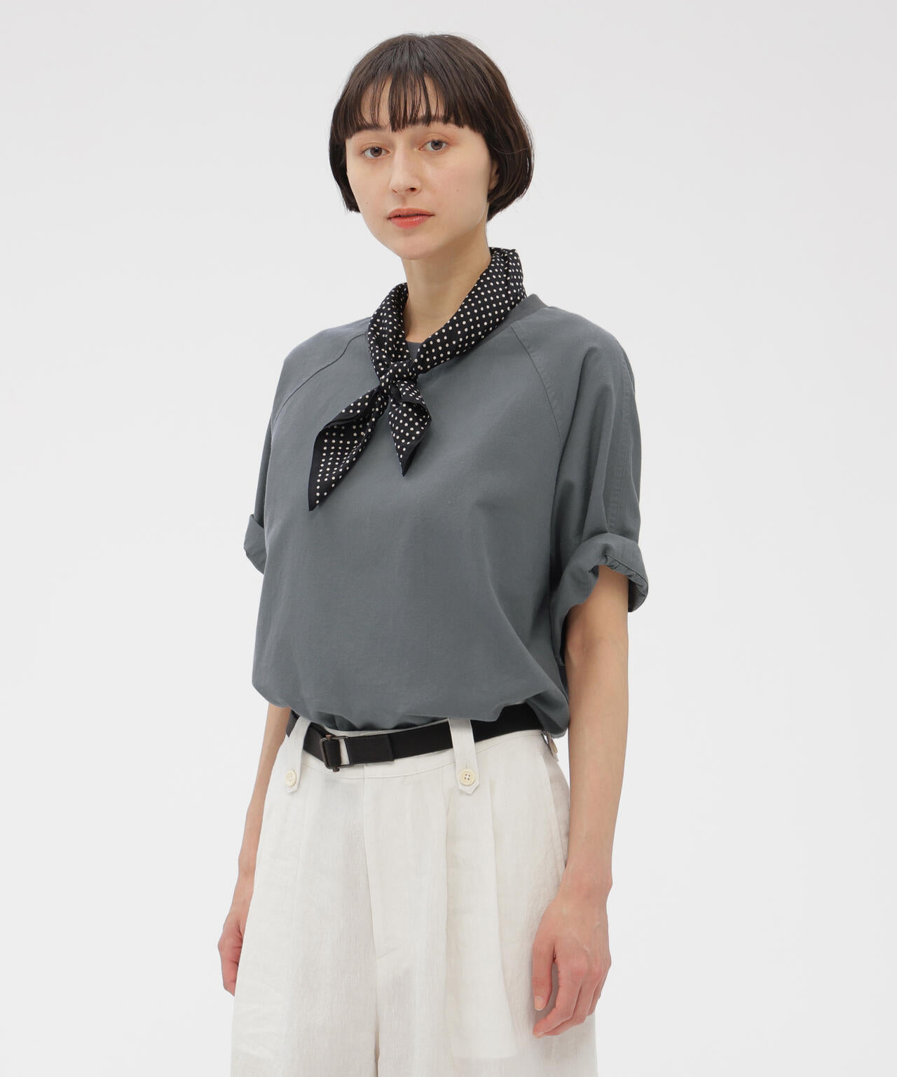 WASHED OUT COTTON LINEN SHIRT