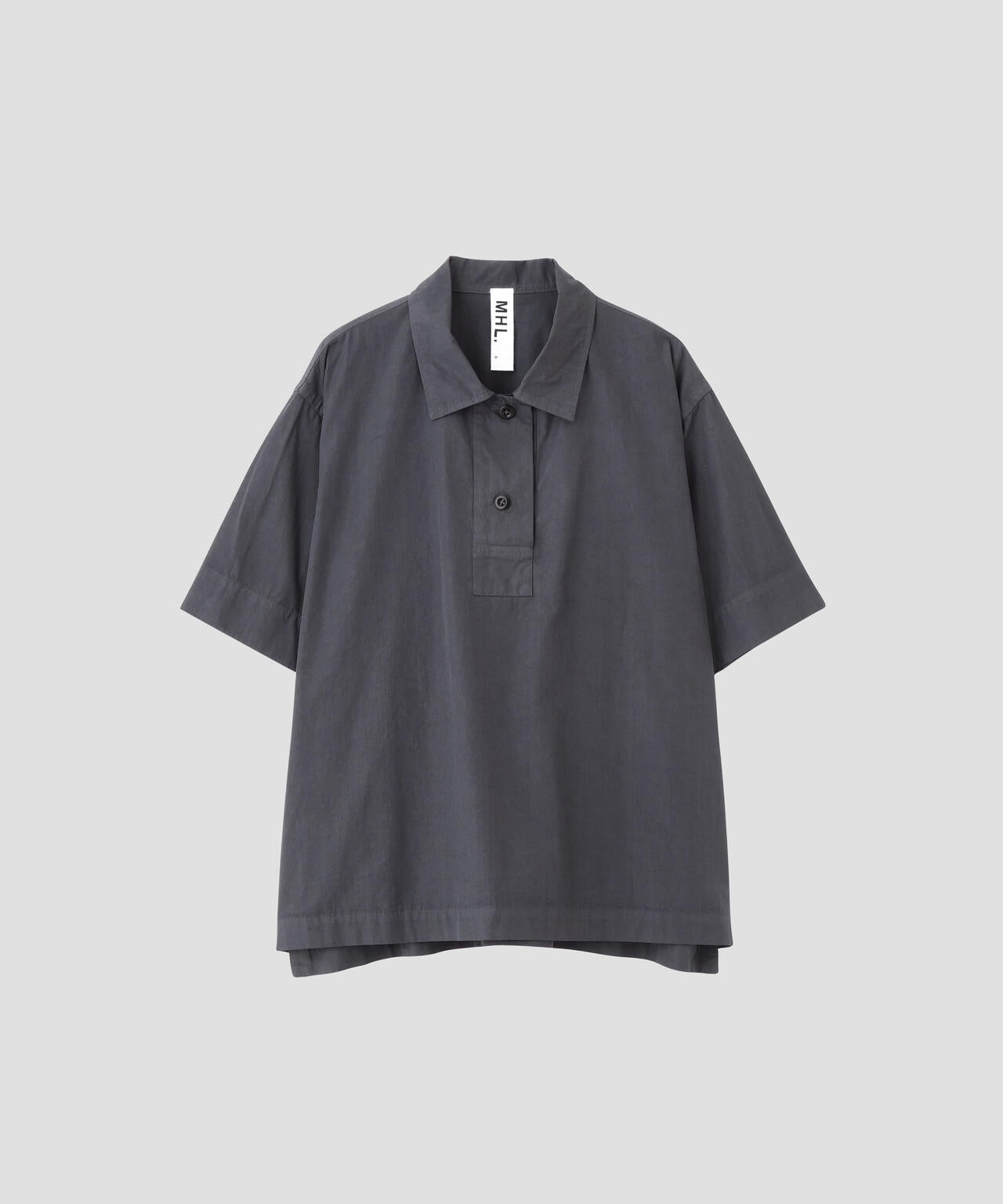 マーガレットハウエル COMPACT COTTON POPLIN シャツ L COMPACT COTTON POPLIN SHIRT | MARGARET HOWELL（マーガレット