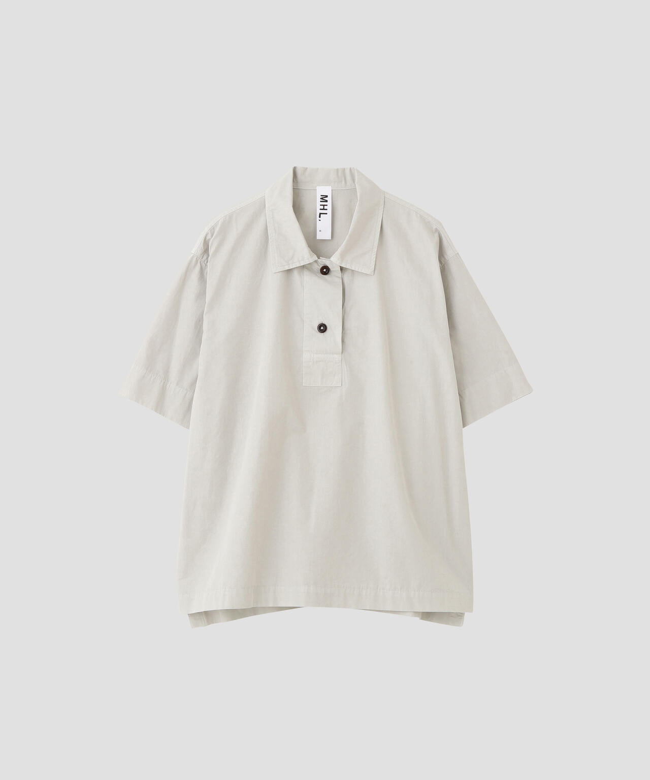 COMPACT COTTON POPLIN SHIRT | MARGARET HOWELL（マーガレット