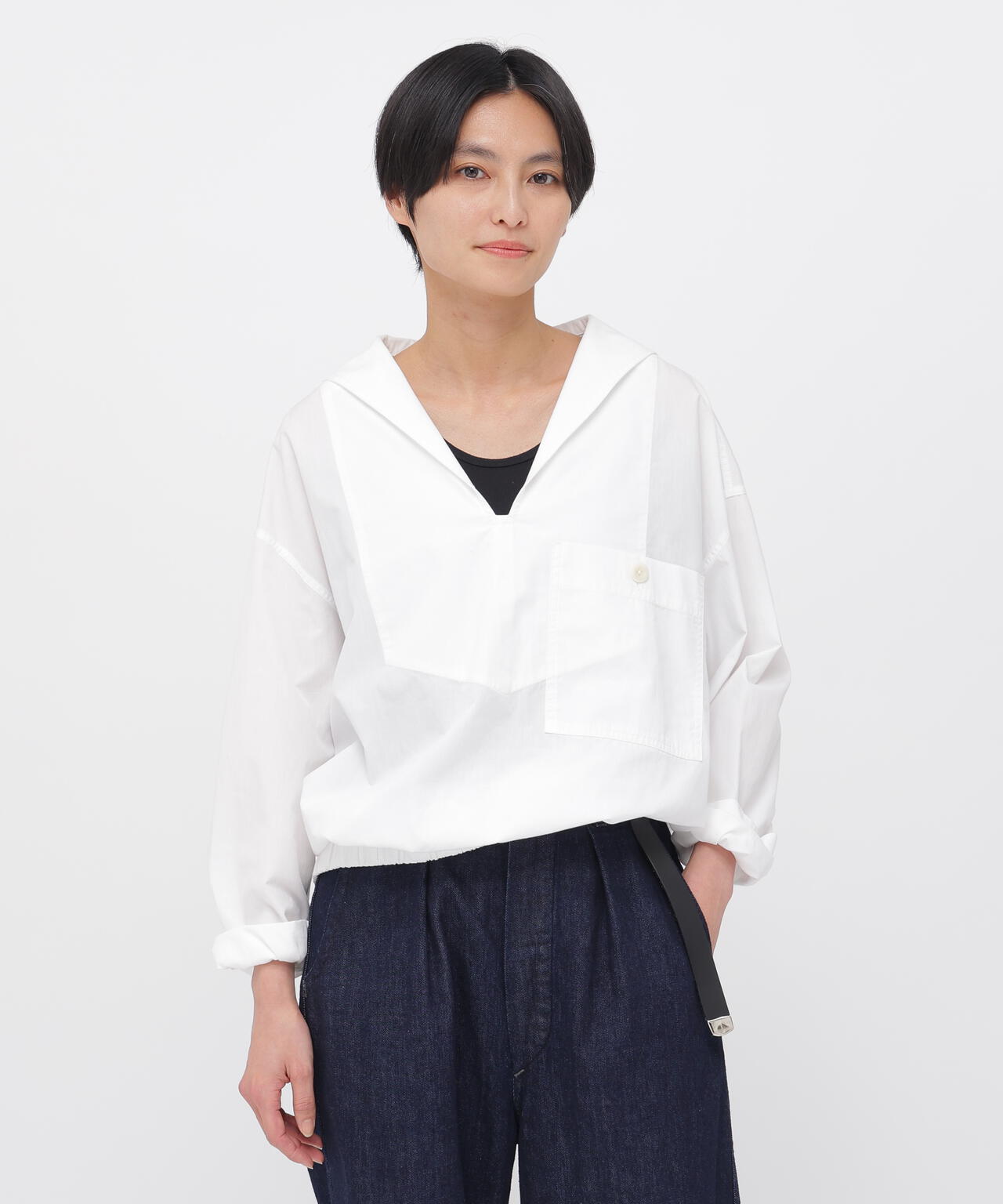 GARMENT DYE COTTON SHIRTING SHIRT | MARGARET HOWELL（マーガレット